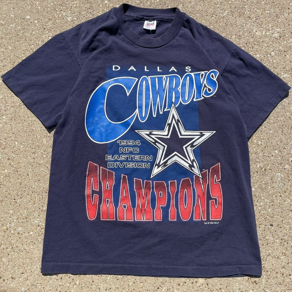 Anvil Vintage 1994 Dallas Cowboys NFC Champs Tee Anvil L Size US XL / EU 56 / 4 - 1 Thumbnail
