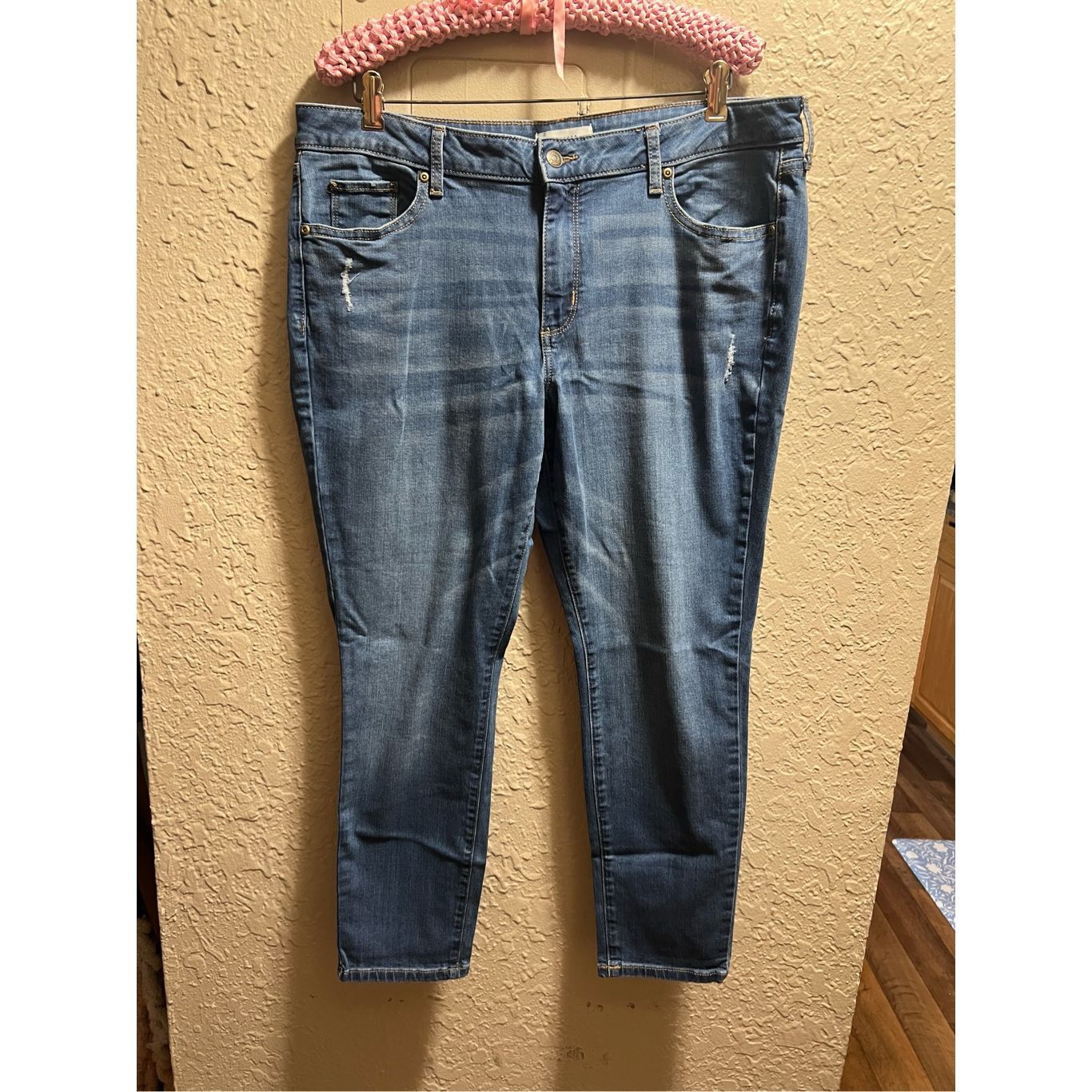 Sonoma Sonoma Blue Skinny Jeans Woman’s Size 16S Size 38" / US 16 / IT 52 - 1 Thumbnail