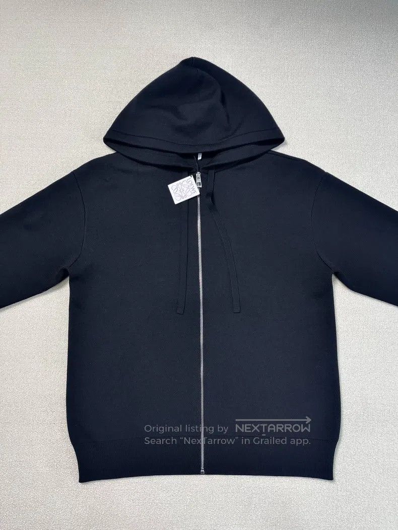 Loewe Loewe SS23 Solid Color Hooded Zip-Up Casual Hoodie Size M / US 6-8 / IT 42-44 - 1 Thumbnail
