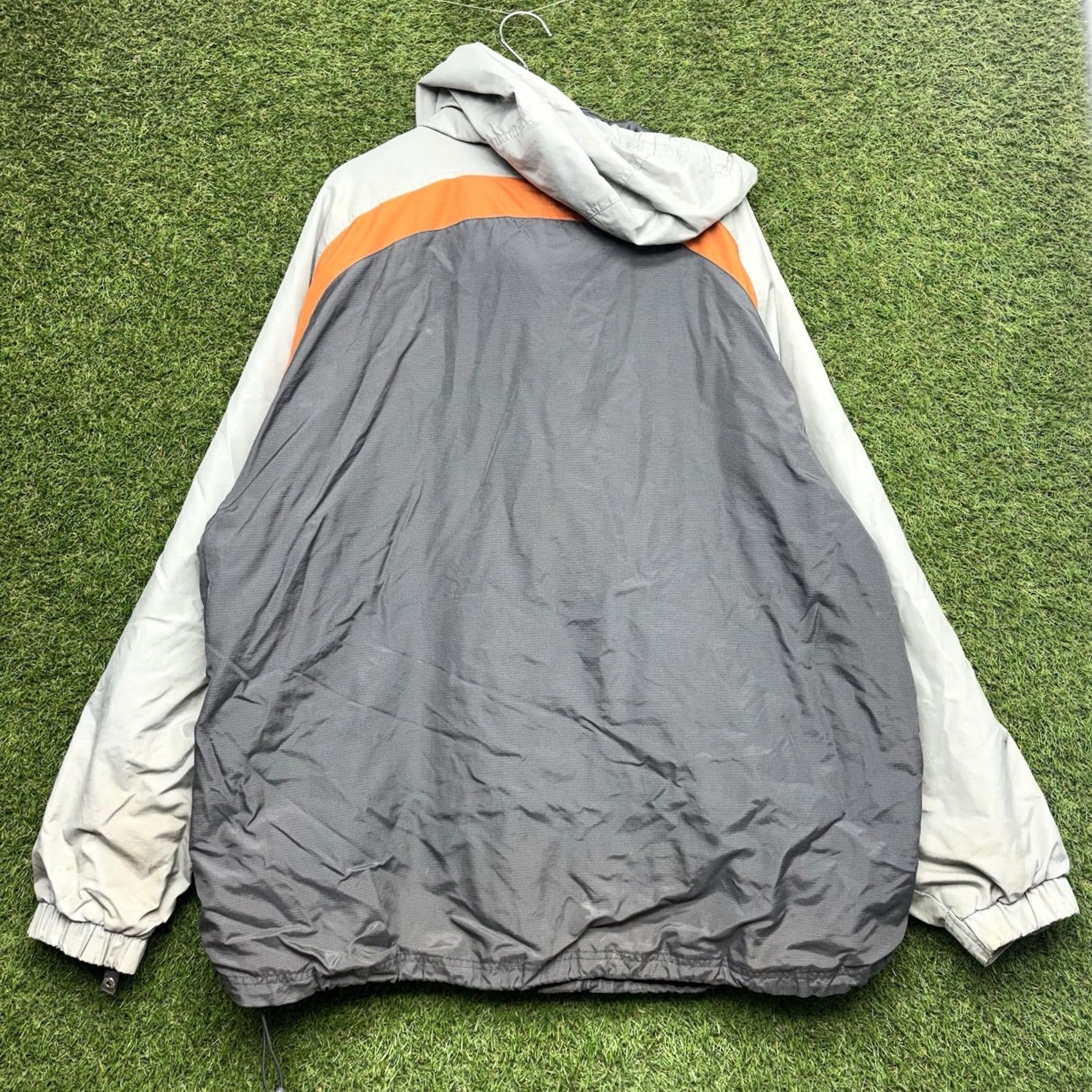 Reebok VINTAGE Reebok Cleveland Browns Jacket Mens 2XL Gray NFL Team Apparel On Field Windbreaker Jacket Size US XXL / EU 58 / 5 - 2 Thumbnail