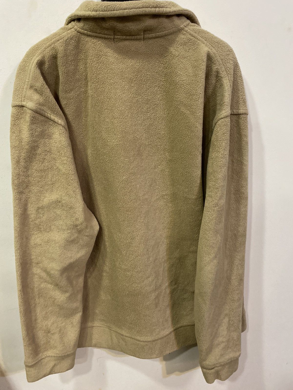 Yves Saint Laurent Fleece YSL Sweatshirt 1/4 Quarter Zip Big Logo Sweater Size US L / EU 52-54 / 3 - 9 Thumbnail