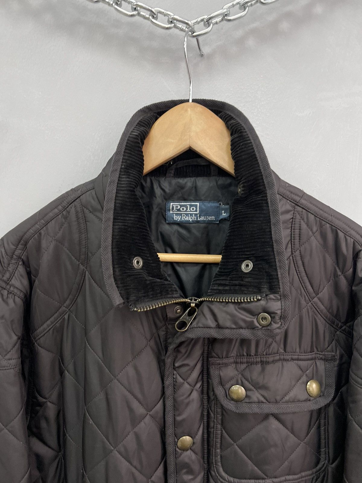 Polo Ralph Lauren × Ralph Lauren Vintage Ralph Lauren y2k Quilted NYLON Jacket Size US L / EU 52-54 / 3 - 4 Thumbnail