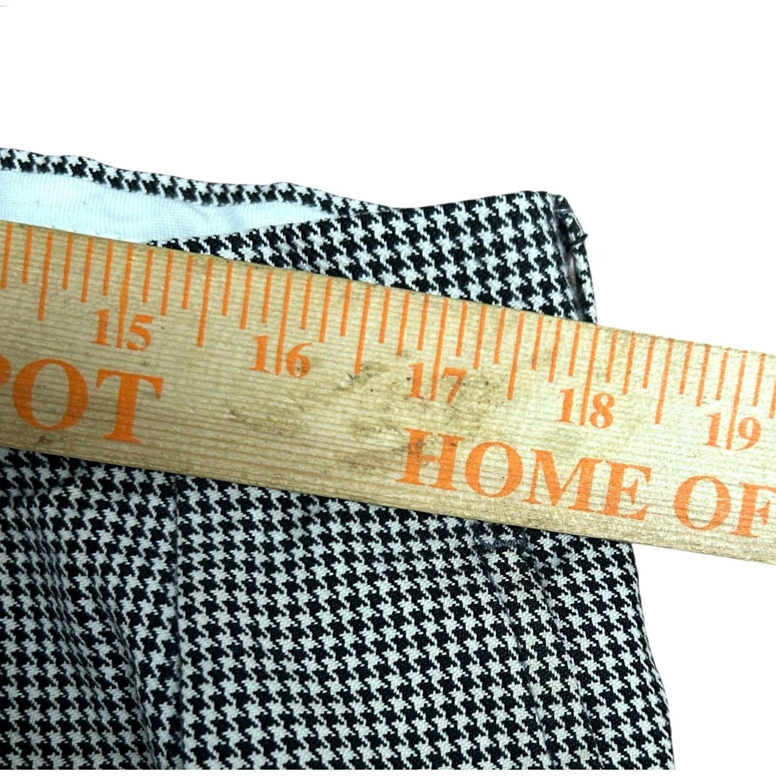 Vintage VINTAGE Mister Guy Black & White Checkered Pants Men 38 Trousers Pleated Dress Pants Regular Men’s Size US 38 / EU 54 - 7 Thumbnail