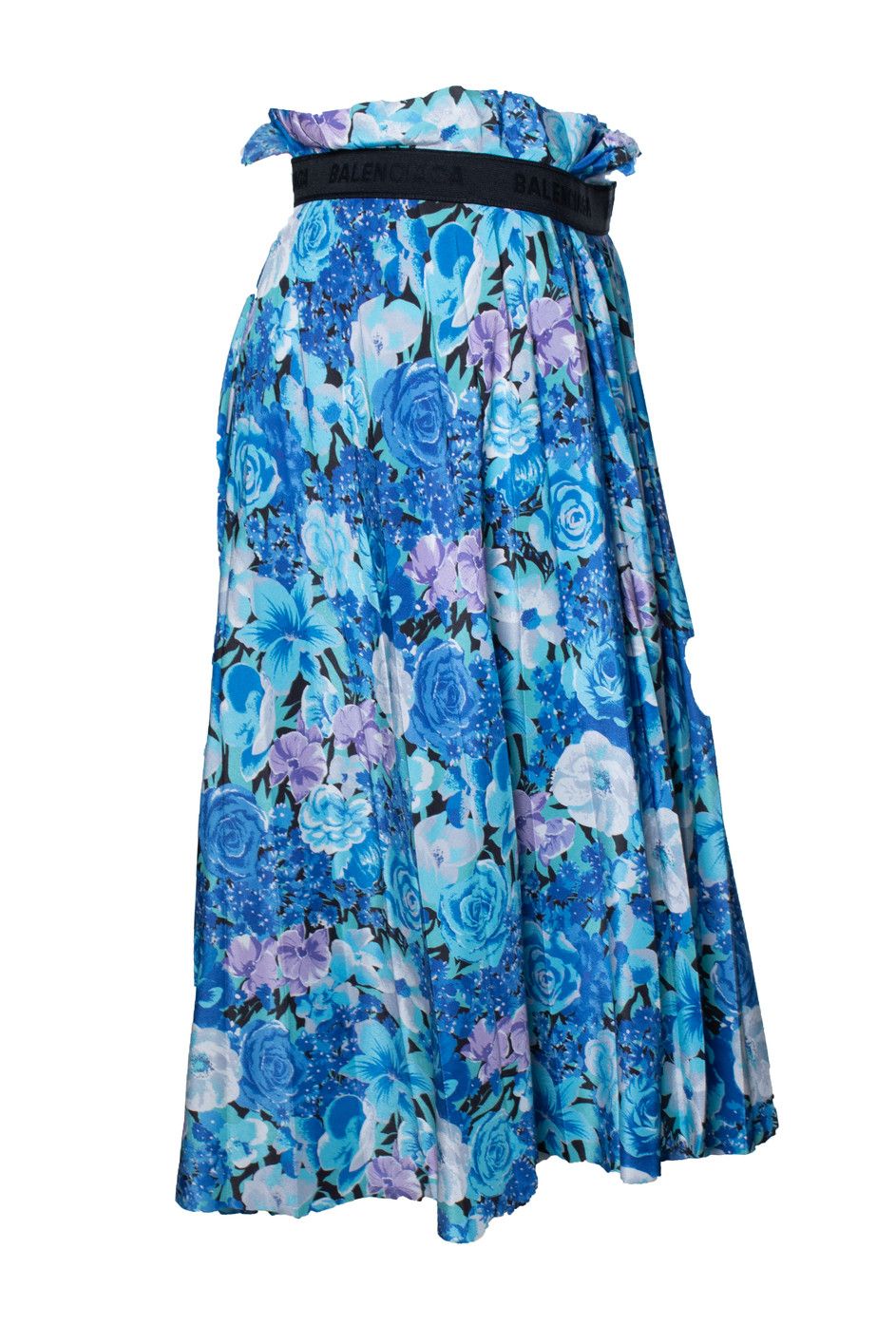 Balenciaga Balenciaga, floral printed pleated midi skirt Size 28" / US 6 / IT 42 - 4 Thumbnail