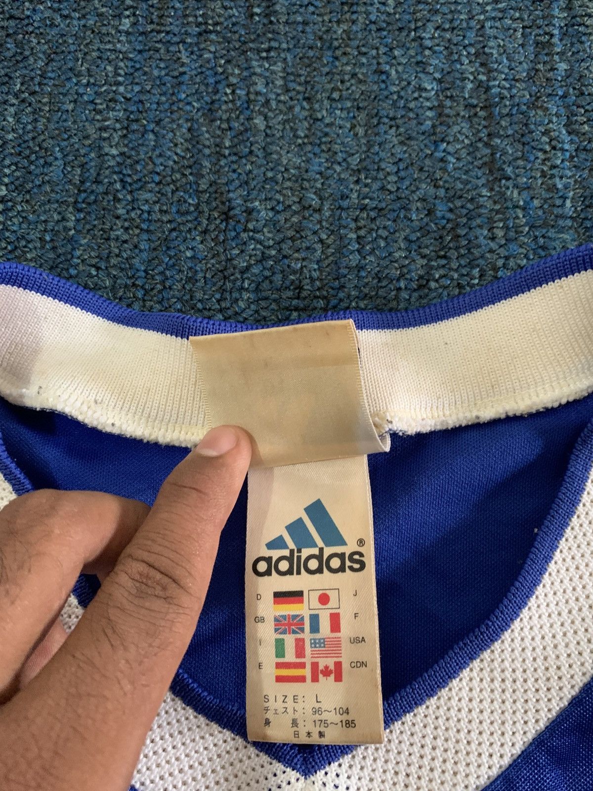 Adidas Vtg Jersey Adidas Size US M / EU 48-50 / 2 - 6 Thumbnail