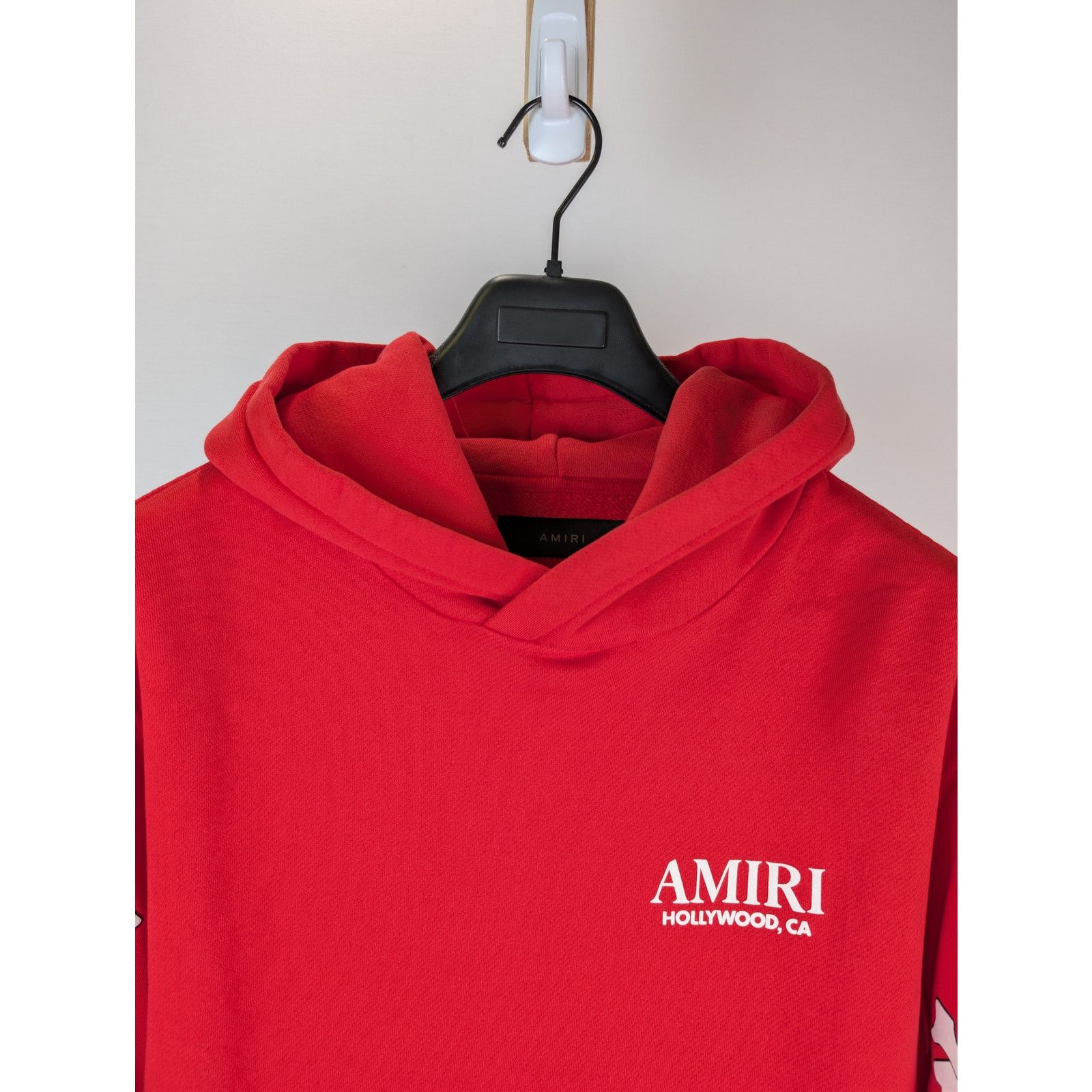 Amiri o1rshd1 Bones Stacked Hoodie in Black Size US XL / EU 56 / 4 - 7 Thumbnail