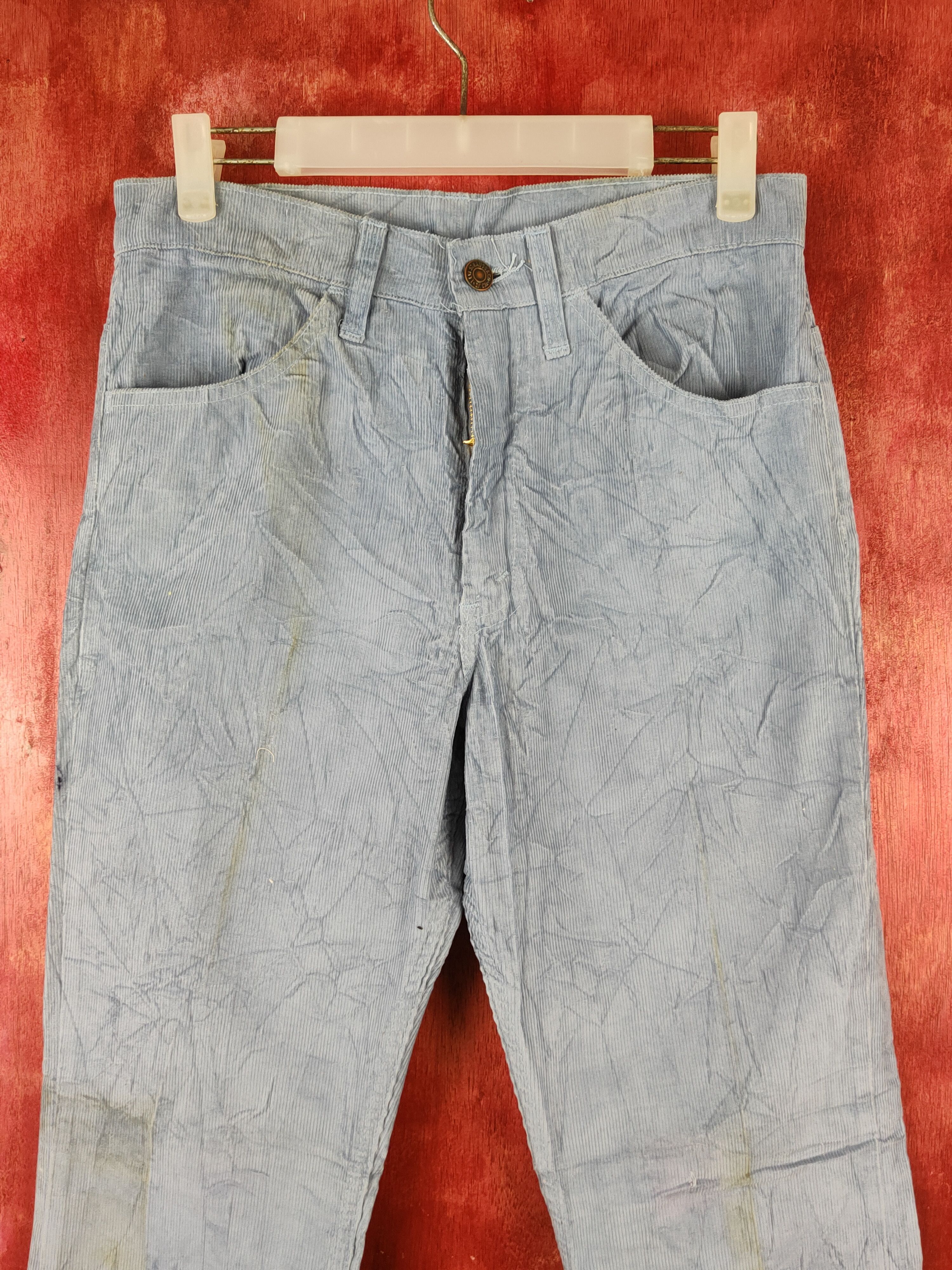 Levi's Levi's Vintage single digit Blue Corduroy Pants #S1799 Size US 29 - 2 Thumbnail