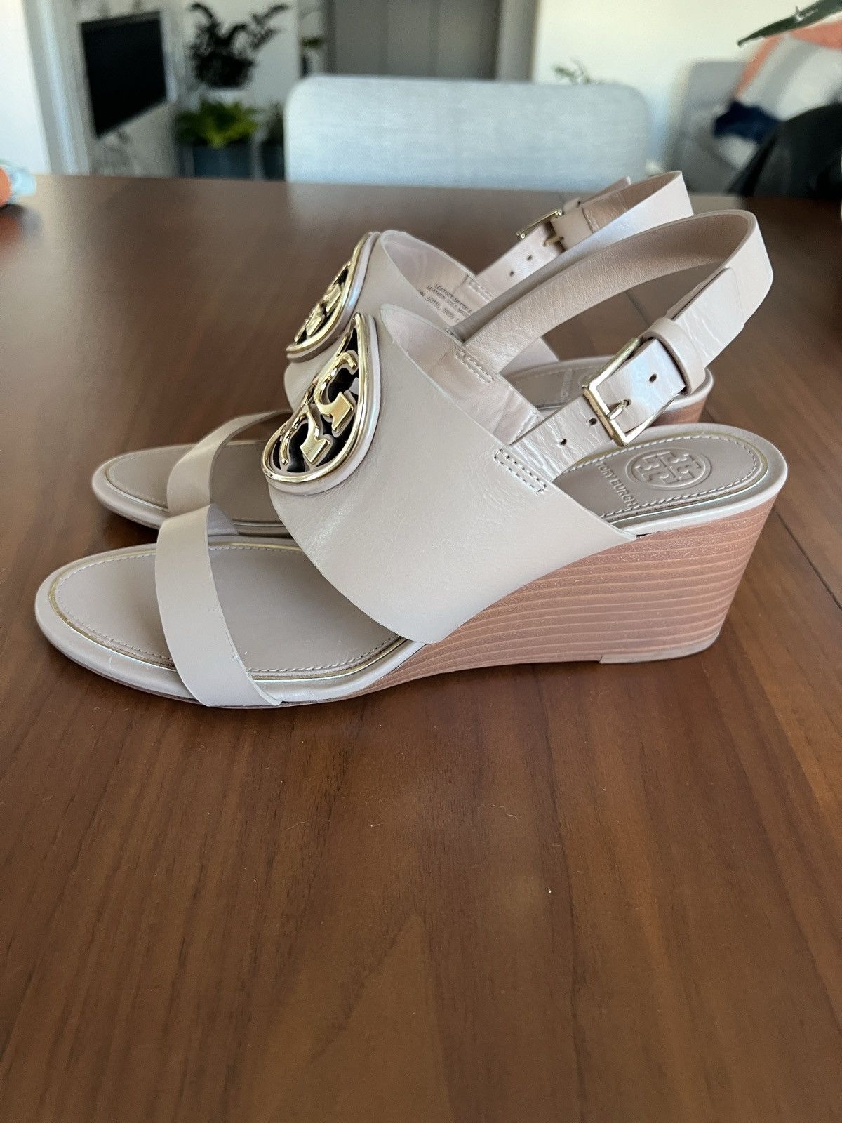 Tory Burch Tory Burch leather wedge platform shoe Size US 8 / IT 38 - 5 Thumbnail