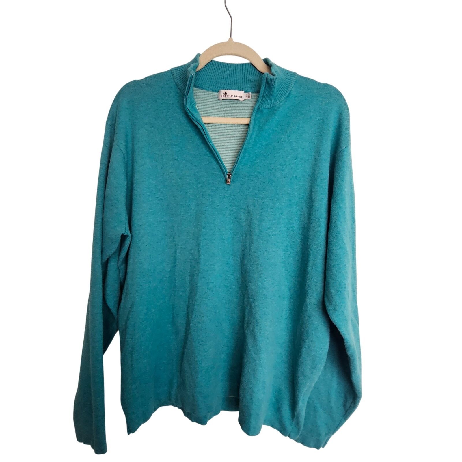 Peter Millar Peter Millar Mens Pullover Sweater Size L Preppy 1/4 Zip Ivy Size US L / EU 52-54 / 3 - 1 Thumbnail