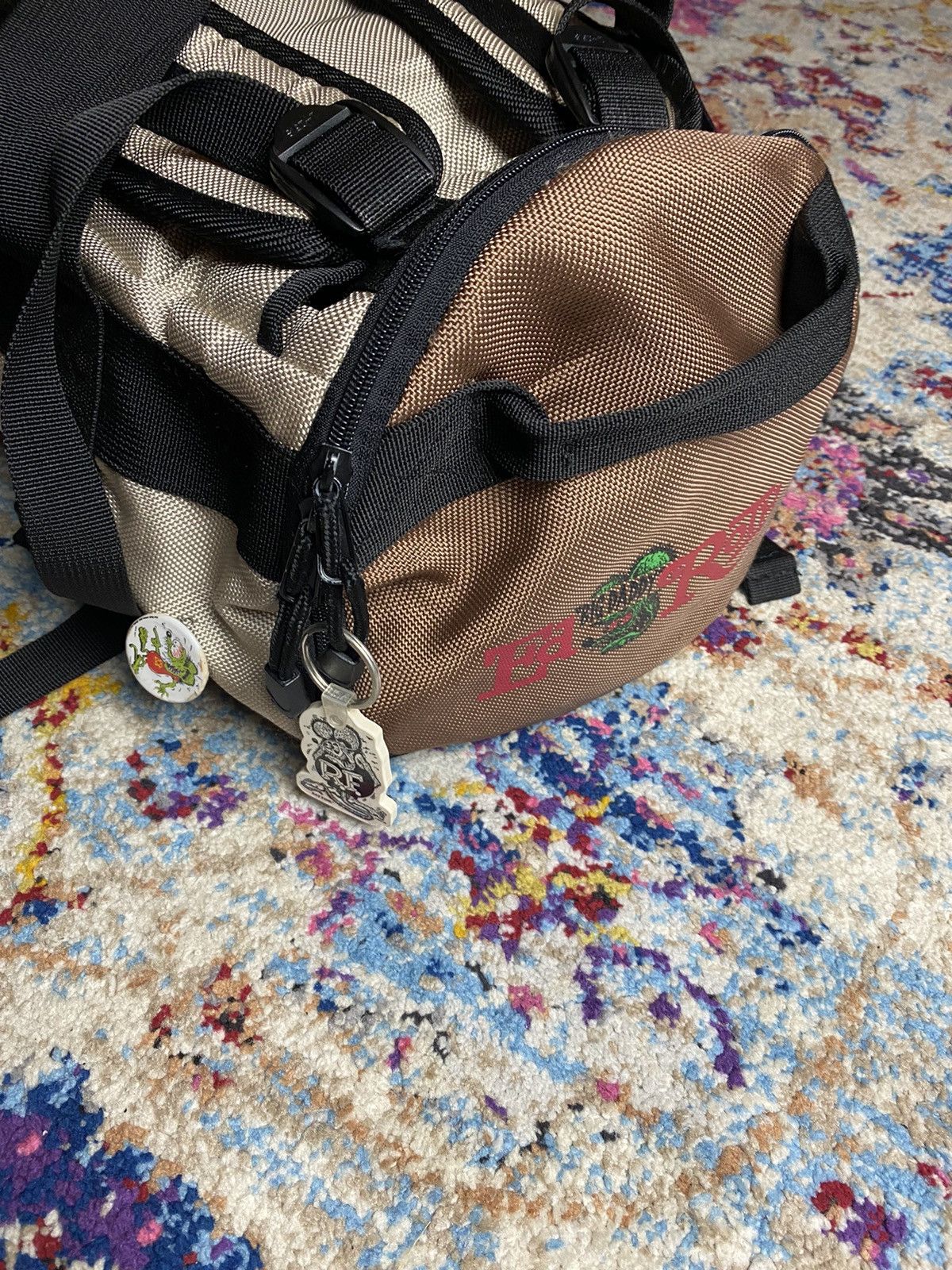Vintage Ed "Big Daddy" Roth Rat Finks 2 ways duffle backpack OS Size ONE SIZE - 3 Thumbnail