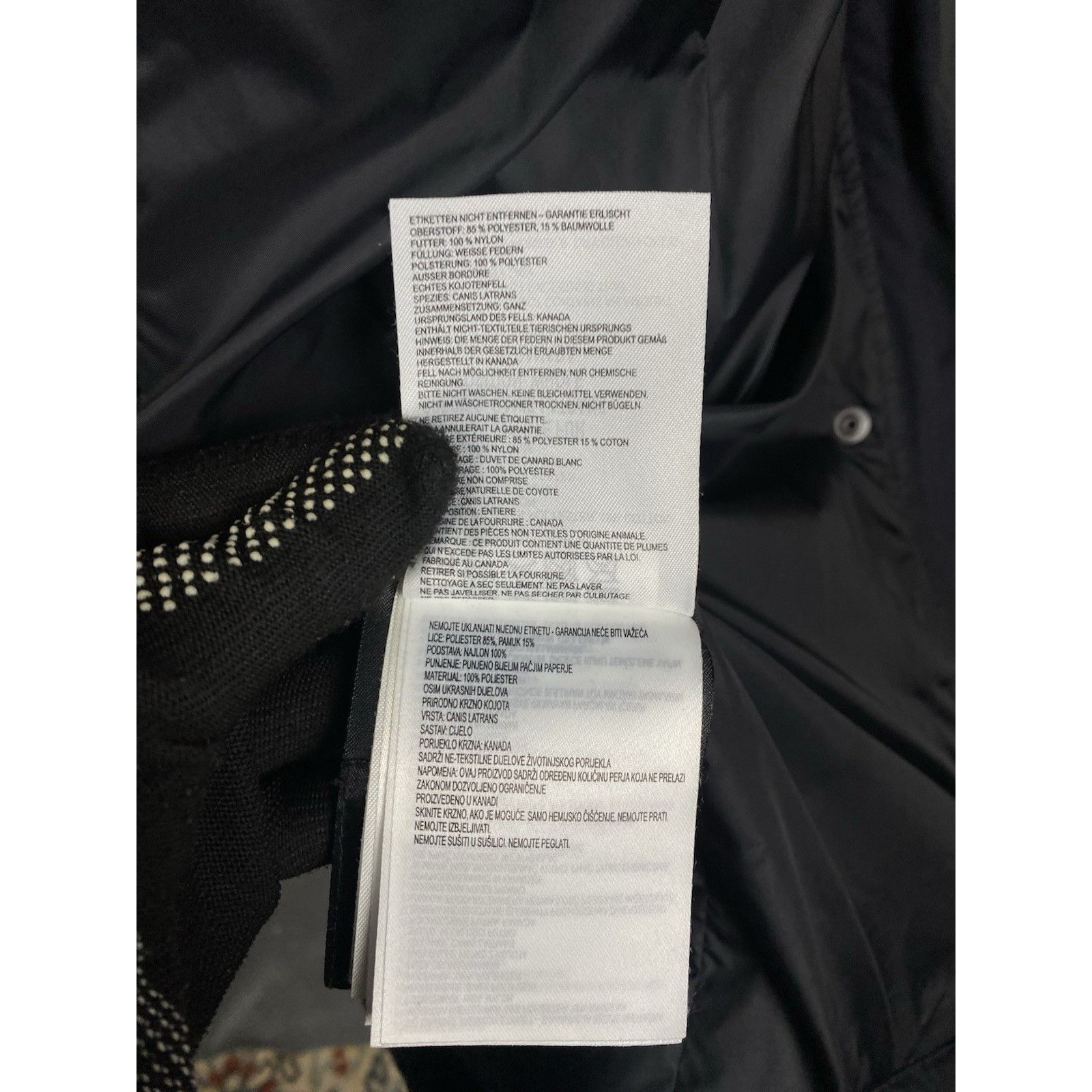 Canada Goose Canada Goose Auth Women's Black Down Insulated Parka Jacket Size L / US 10 / IT 46 - 19 Thumbnail