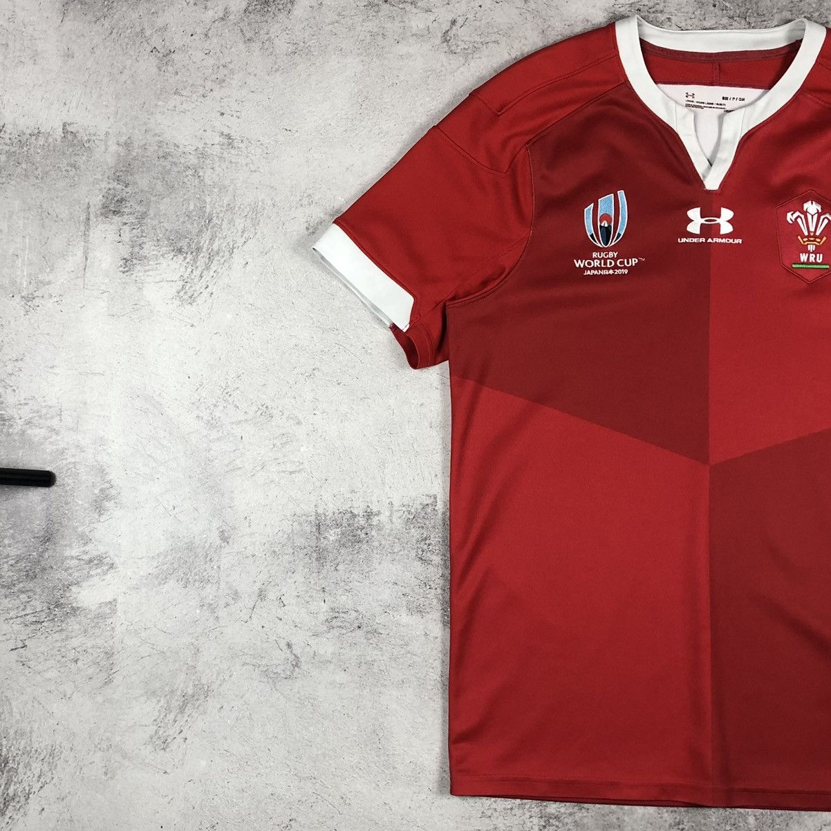 Under Armour Japan Wales WRU Rugby World Cup 2019 Home Jersey Size US S / EU 44-46 / 1 - 5 Thumbnail