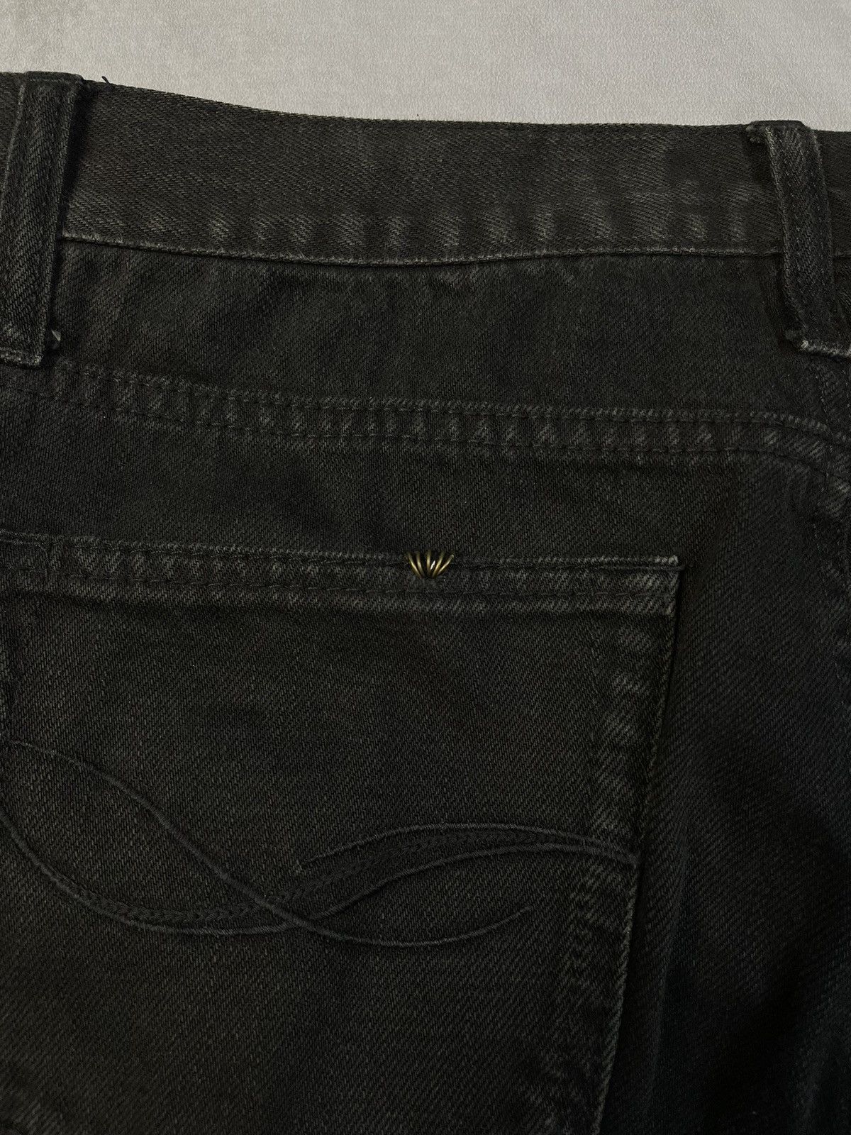 Tornado Mart 2000s CavariA Pierced Mud Max Style Studded Distressed Denim Size US 30 / EU 46 - 11 Thumbnail