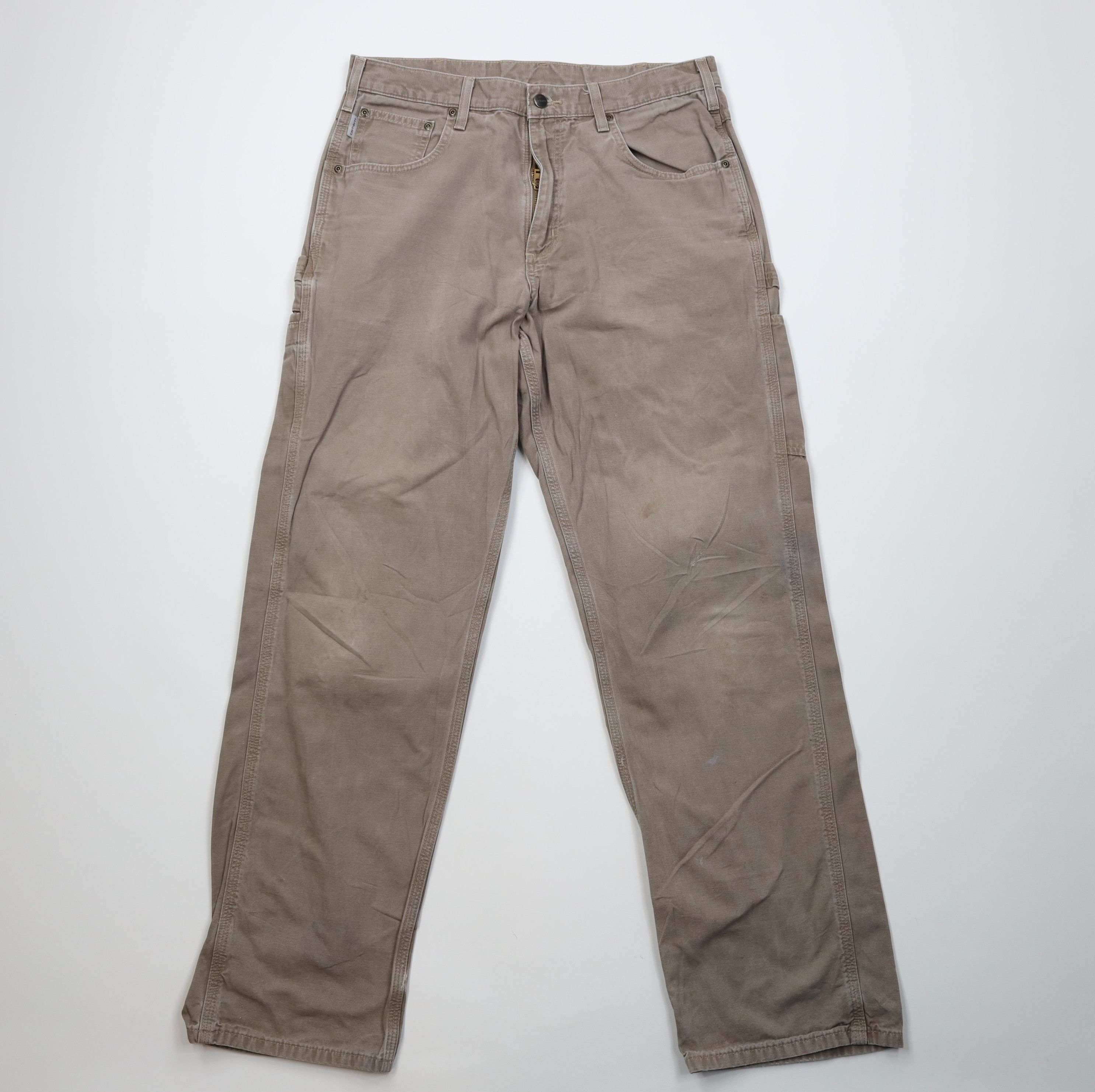 Carhartt Vintage Y2K Carhartt Loose Fit Wide Leg Canvas Pants Beige Size US 34 / EU 50 - 1 Thumbnail