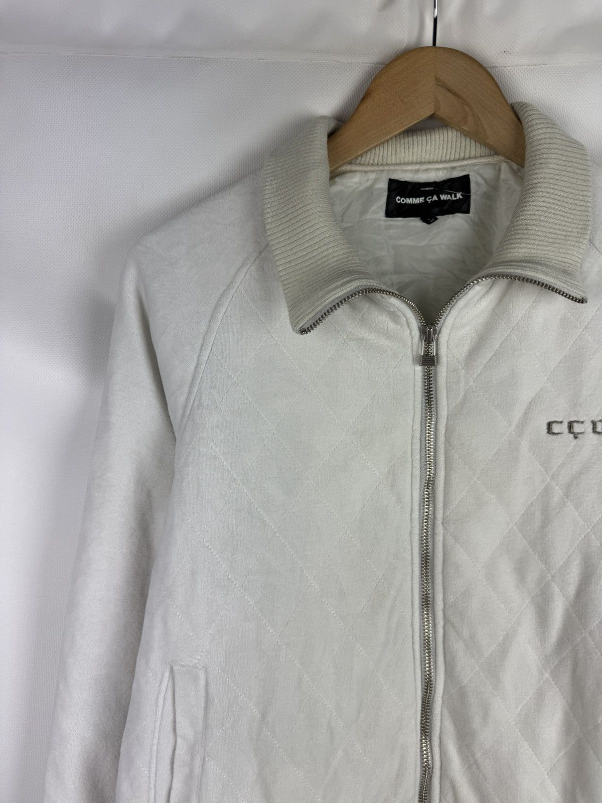Comme Ca Ism × Japanese Brand CCW Comme Ca Walk Men’s Quilted Japanese Full Zip Jacket Size US L / EU 52-54 / 3 - 2 Thumbnail