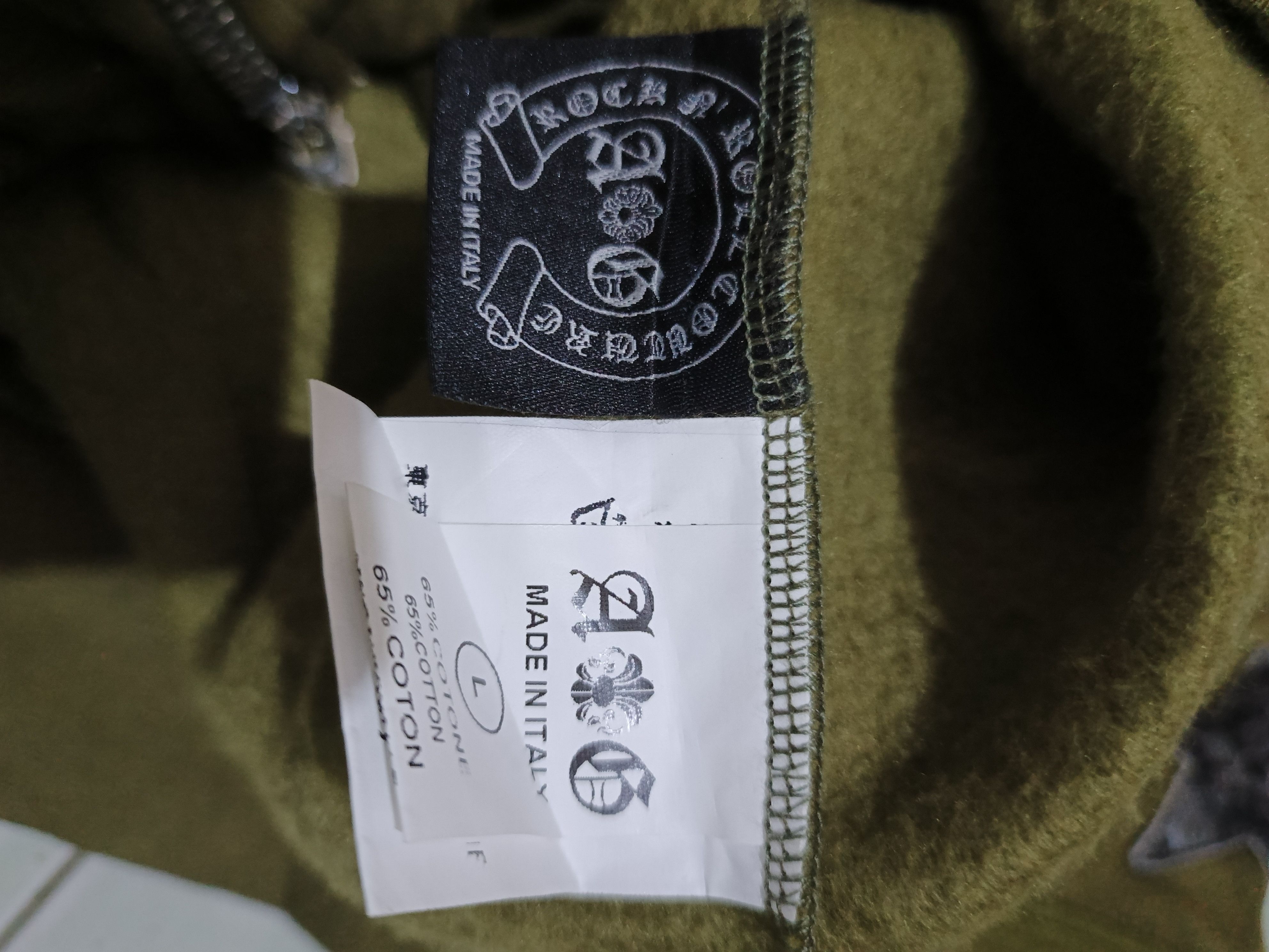 A&G Rock A&G Rock Couture full zip hoodie greend army Size US L / EU 52-54 / 3 - 7 Thumbnail