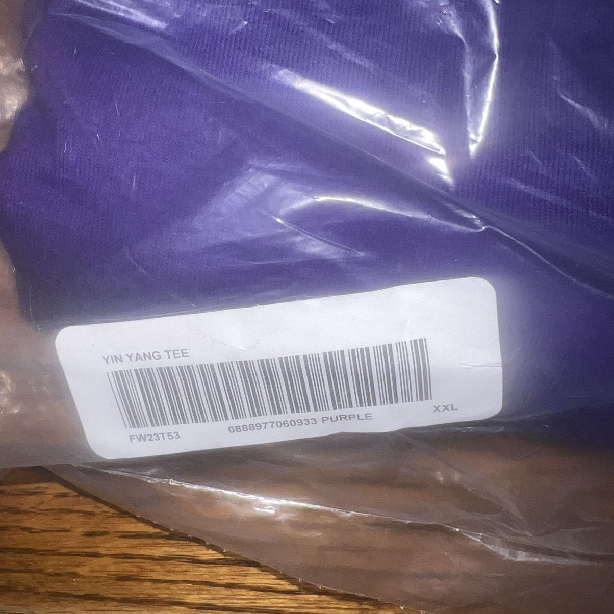 Supreme Supreme Yin Yang Tee Purple Size: XXL Size US XXL / EU 58 / 5 - 5 Thumbnail