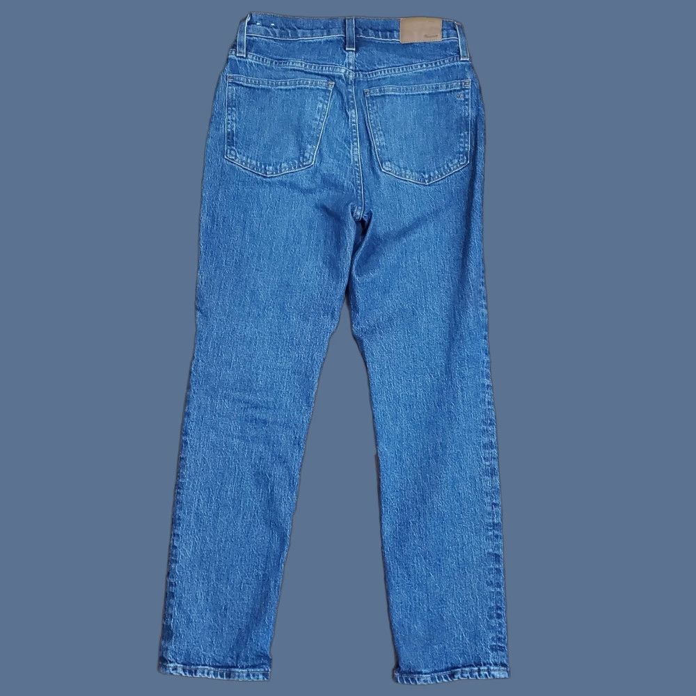 Madewell VINTAGE Madewell Jeans Womens 27 High Rise Straight Denim Blue 5-Pocket Design Slim Stretch Pockets Size 27" / US 4 / IT 40 - 1 Thumbnail