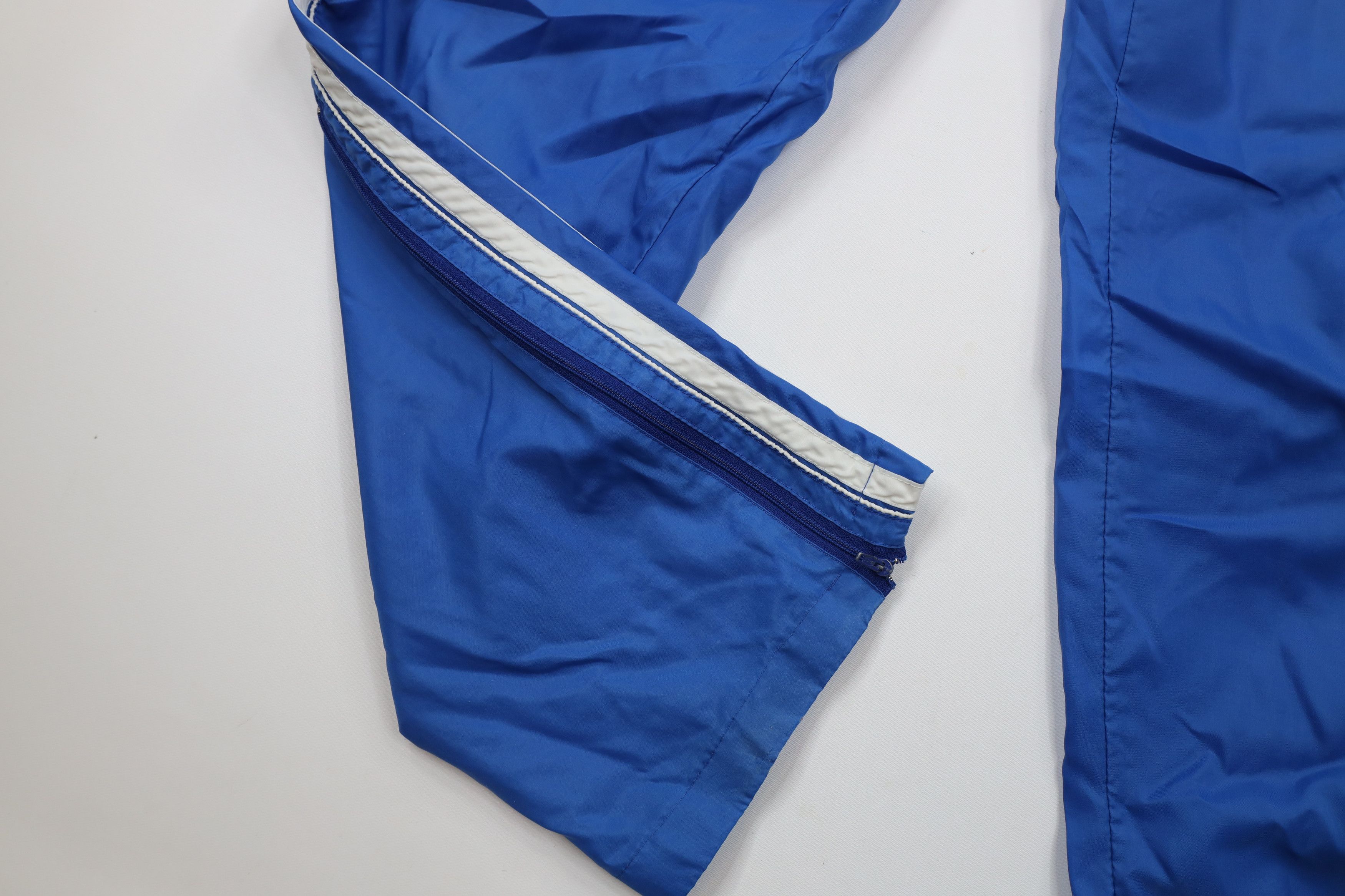 Asics × Vintage Vintage 80s Asics Tiger Windbreaker Pants Royal Blue Size US 36 / EU 52 - 5 Thumbnail