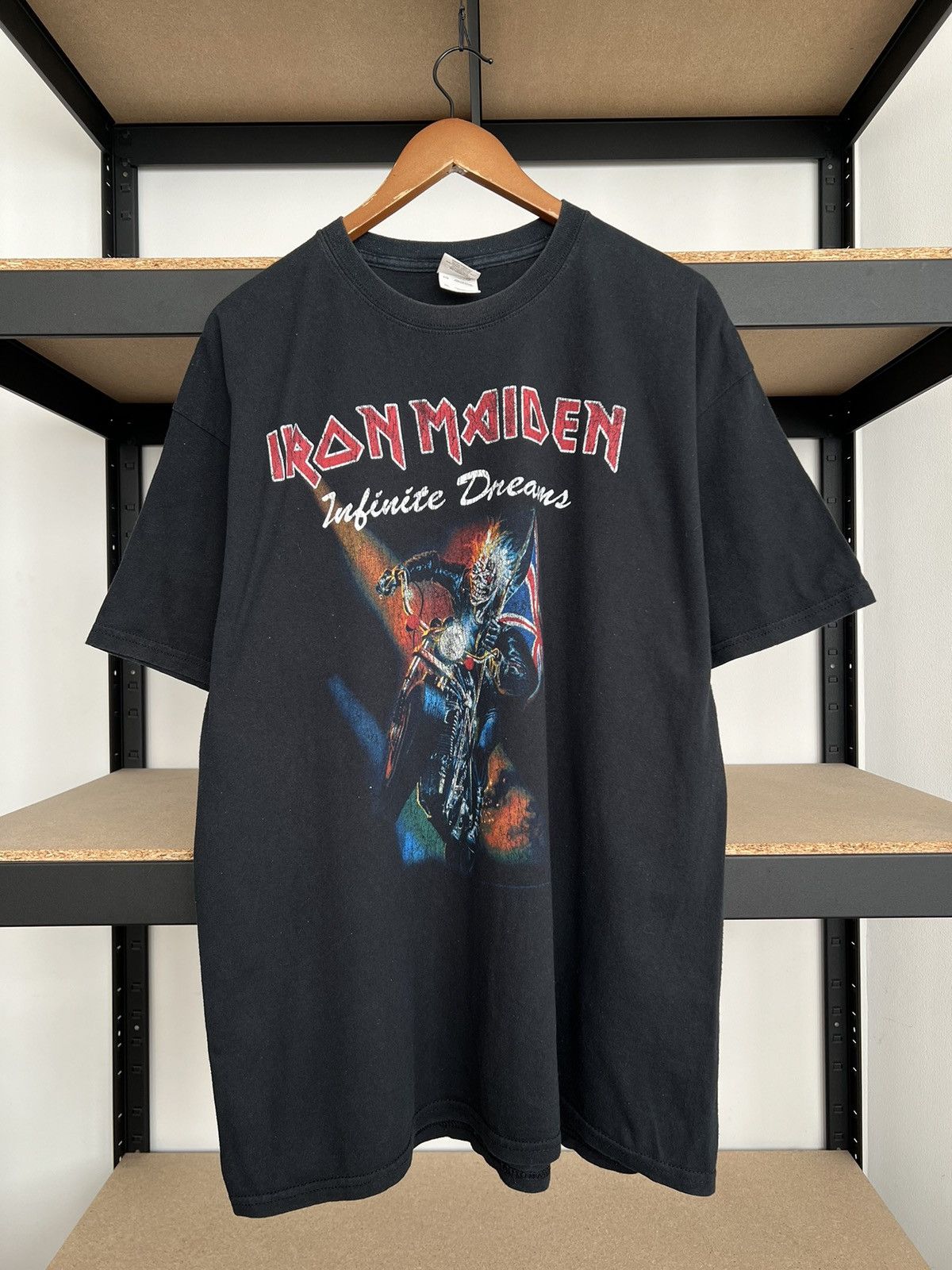 Band Tees Vintage 2007 Iron Maiden Infinite Dreams Black T-shirt Size US XL / EU 56 / 4 - 2 Thumbnail