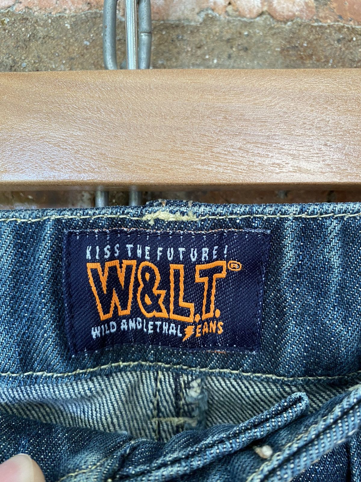 Walter Van Beirendonck Vtg W&Lt Logo Pants Size 28" / US 6 / IT 42 - 12 Thumbnail