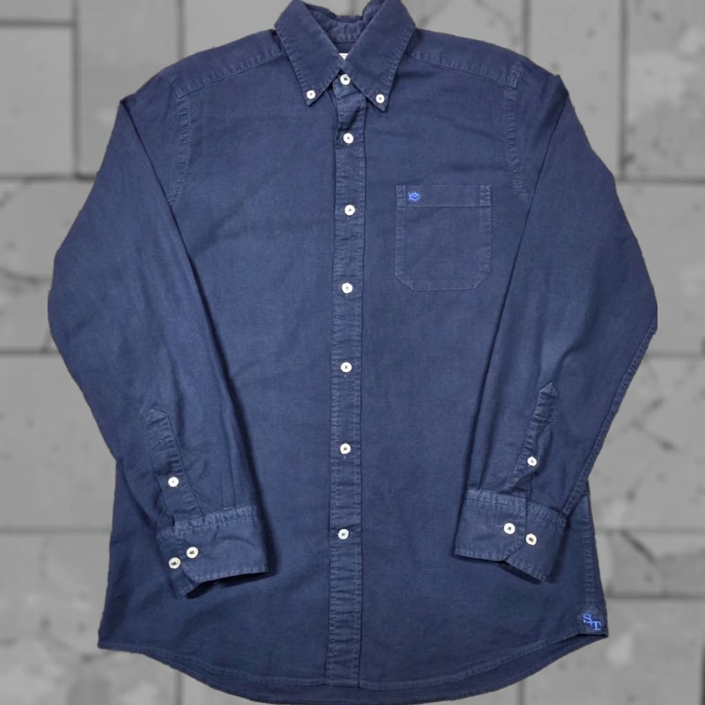Southern Tide Southern Tide Mens Size S Blue Classic Fit Oxford Button Up Long Sleeve Shirt Size US S / EU 44-46 / 1 - 1 Thumbnail