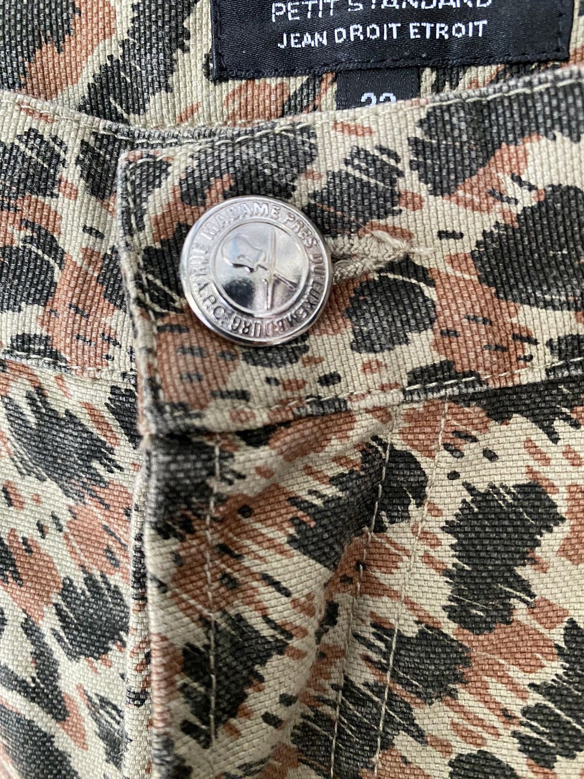 A.P.C. × Japanese Brand 2000s APC Tiger stripe Camo crop pants Size US 32 / EU 48 - 6 Thumbnail