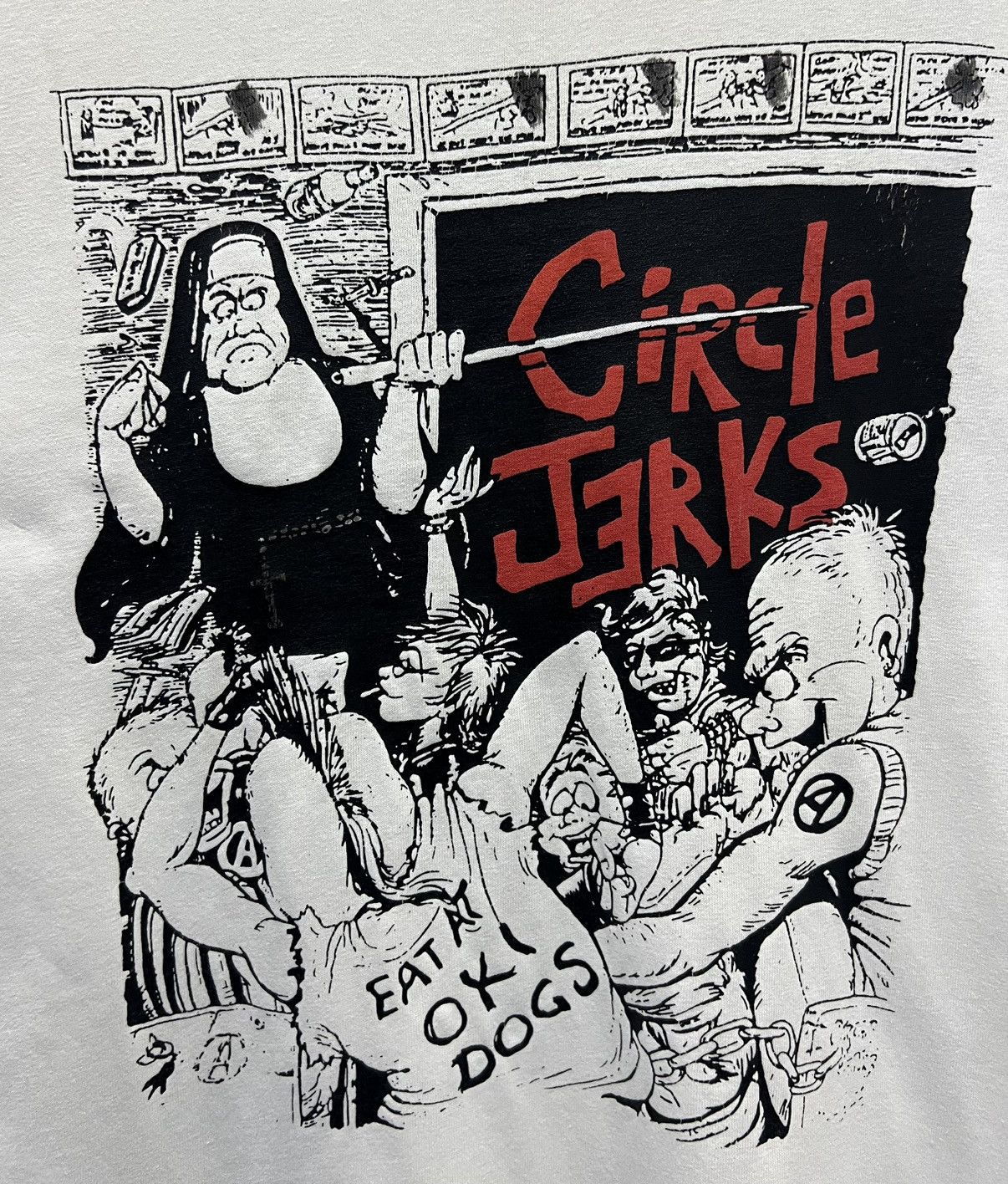 Band Tees VINTAGE Circle Jerks Classroom eat at oki dogs shirt Size US L / EU 52-54 / 3 - 3 Thumbnail