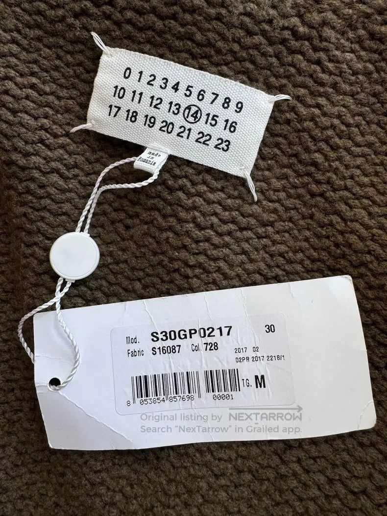 Maison Margiela Maison Margiela 17 autumn and winter woollen knitted zippe Size US M / EU 48-50 / 2 - 4 Thumbnail