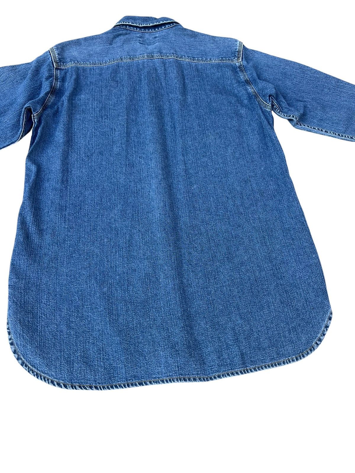 Levi's Vintage 1998 Levi’s Fade Blue Denim Work Shirt Size US M / EU 48-50 / 2 - 14 Thumbnail