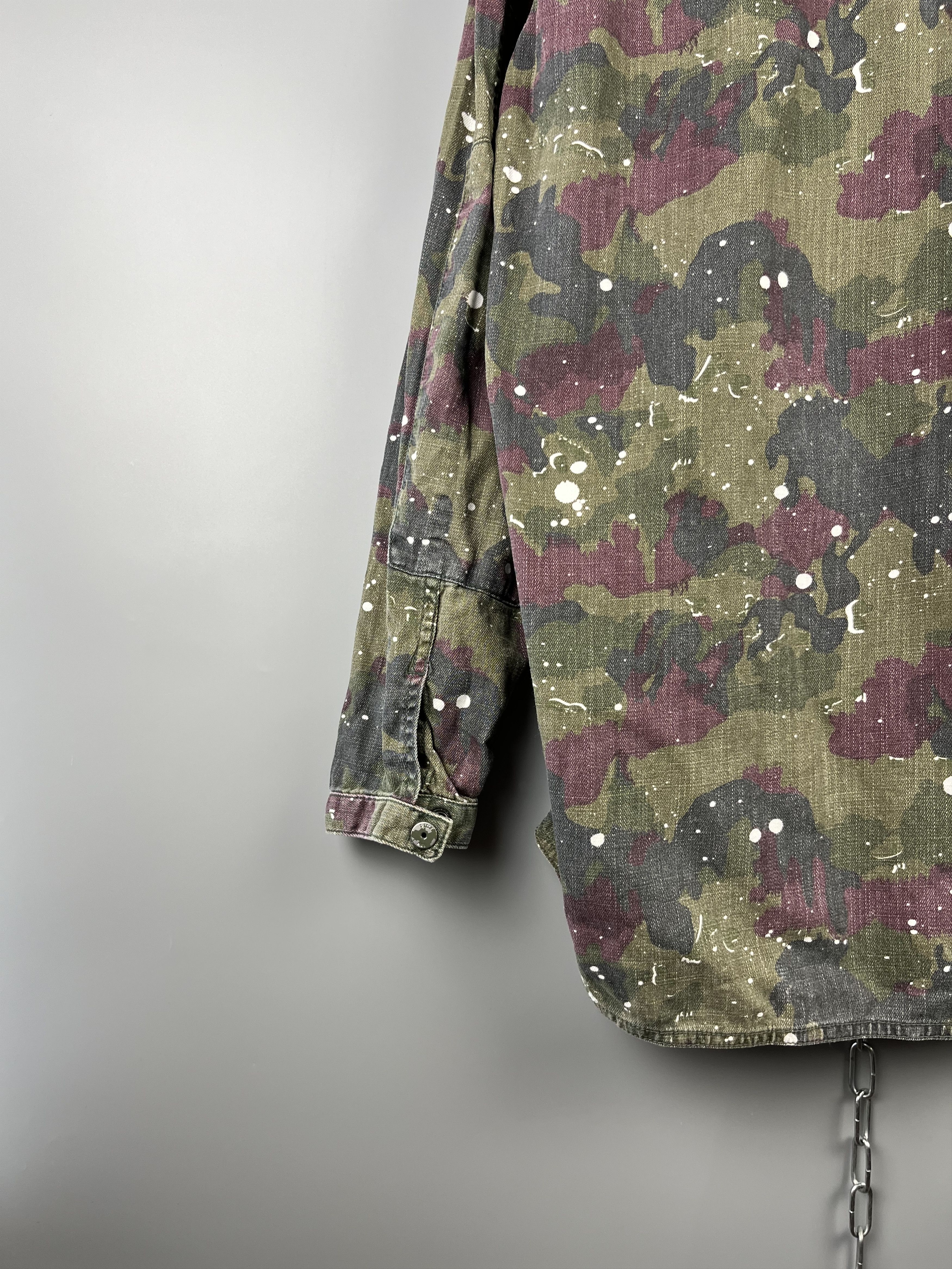 G-Star G Star Raw Painted Zip Casual Long Sleeve Shirt Size US M / EU 48-50 / 2 - 14 Thumbnail