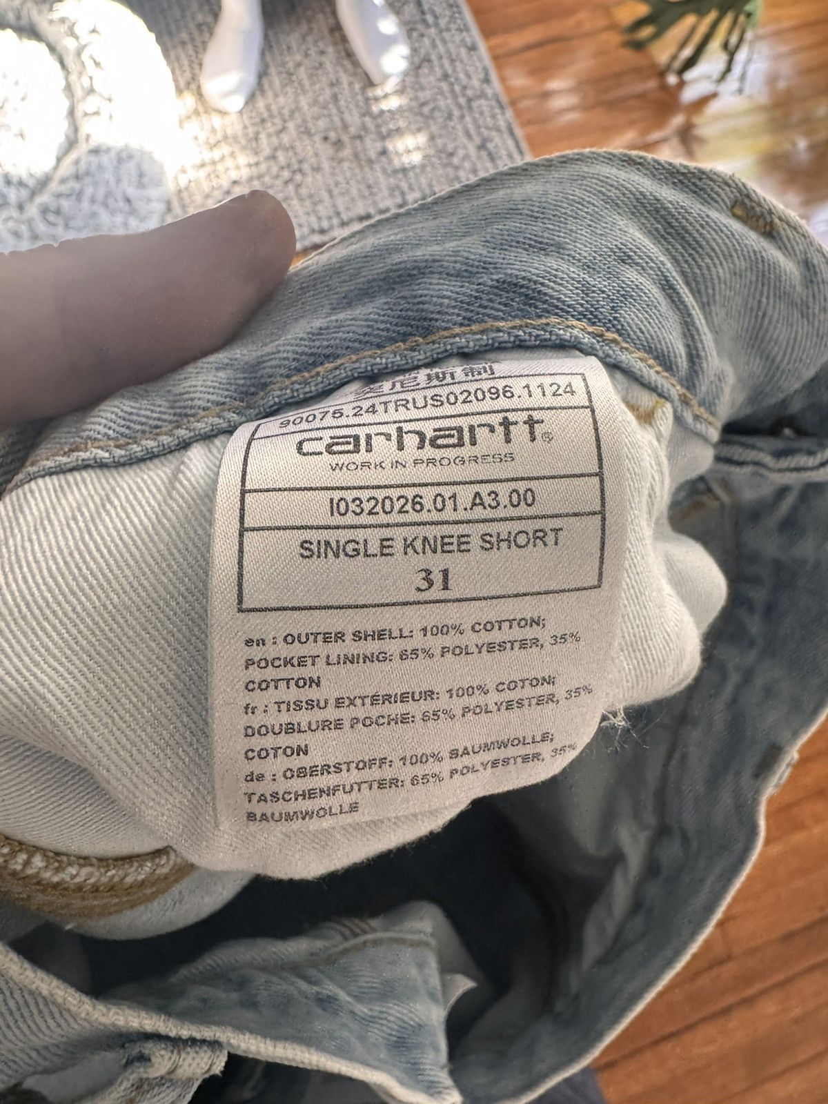 Carhartt Wip CARHARTT WIP CARPENTER SINGLE KNEE Size US 31 - 5 Thumbnail