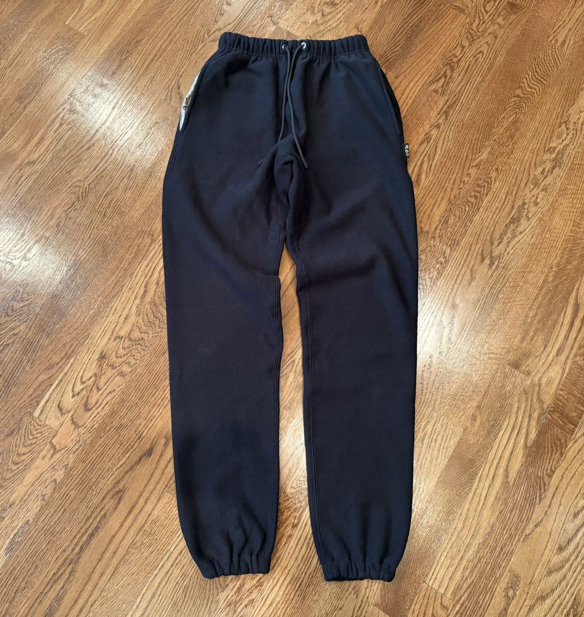 image of Advisory Board Crystals 32 Small Abc Black Pants 123. Abc. 123 Sweatpants, Men's (Size 30)