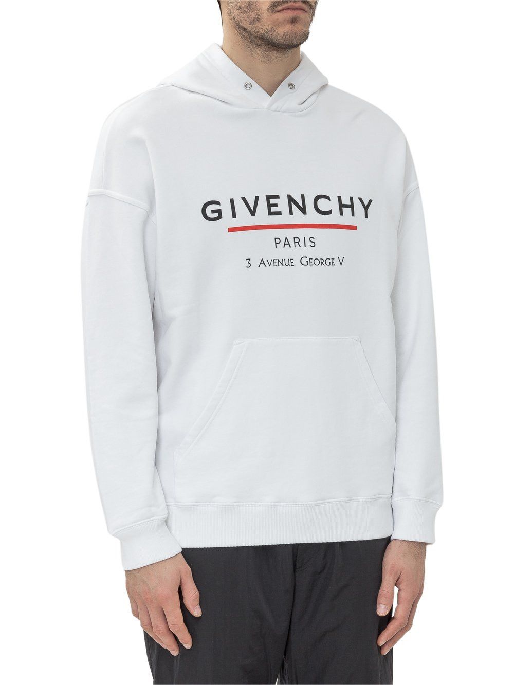 Givenchy White Address Logo Hoodie Size US S / EU 44-46 / 1 - 2 Thumbnail