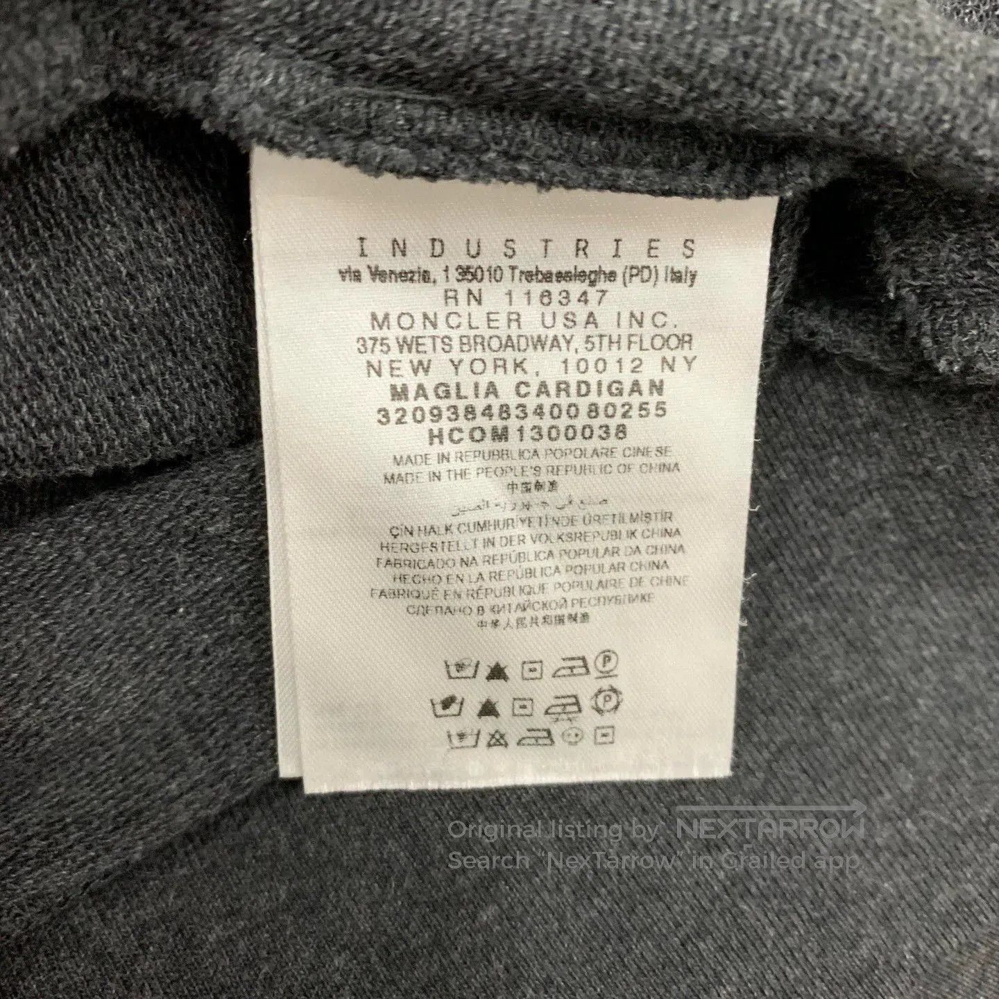 Moncler moncler gray zip. Size US M / EU 48-50 / 2 - 5 Thumbnail