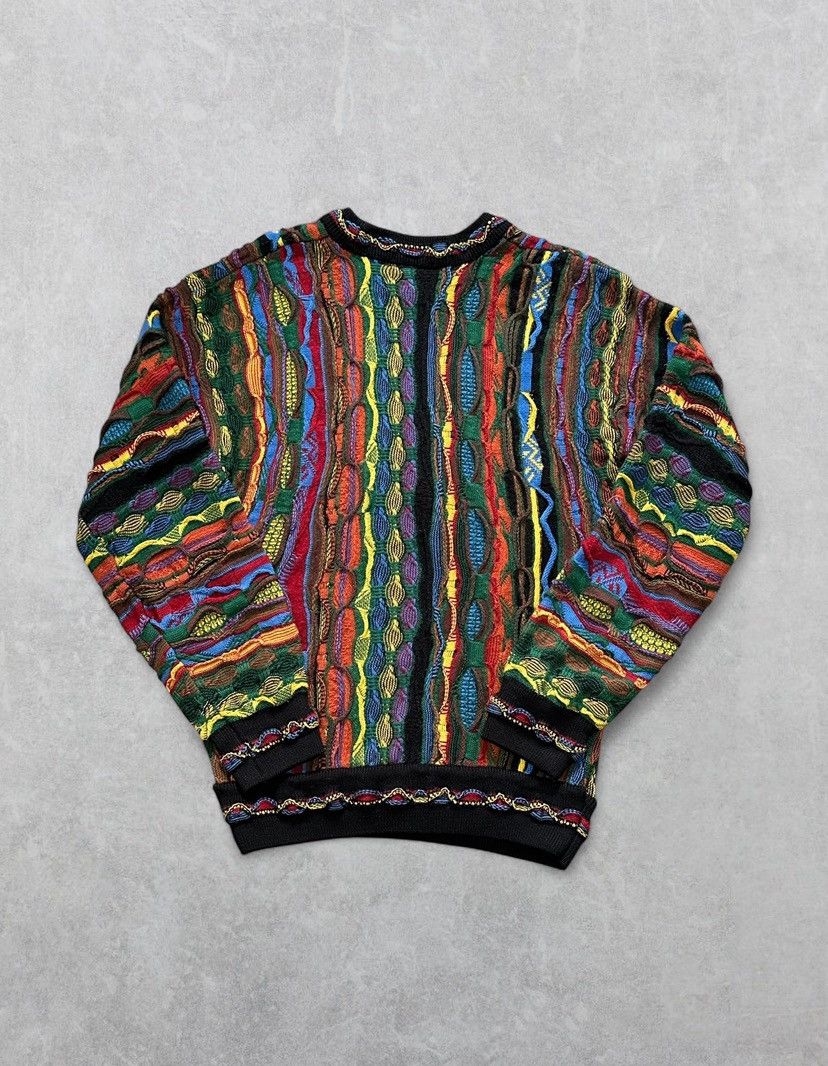 Coogi Vintage coogi style cable knit Size US S / EU 44-46 / 1 - 7 Thumbnail