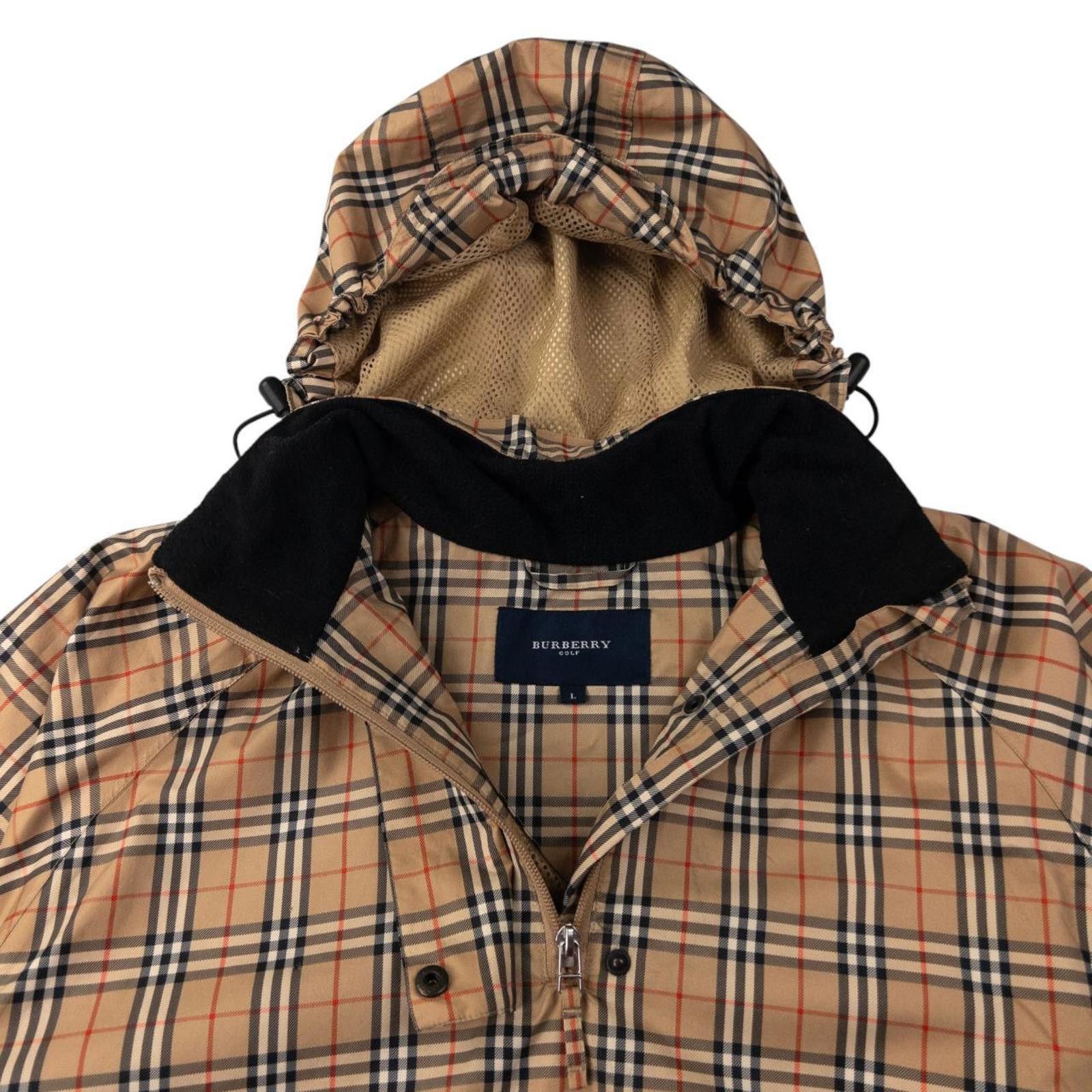 Burberry Vintage Burberry Nova Check Goretex Q Zip Jacket Size L Size US L / EU 52-54 / 3 - 3 Thumbnail