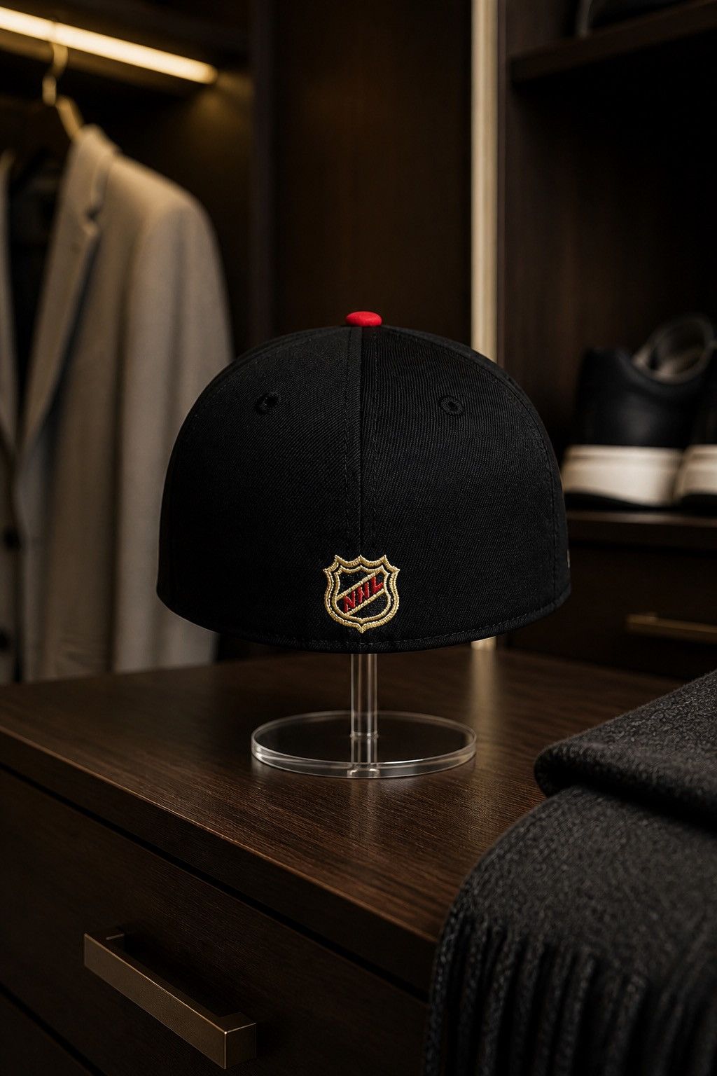 New Era Exclusive Anaheim Ducks NHL 7 1/8 59fifty Black/Gray Bottom Size ONE SIZE - 5 Thumbnail