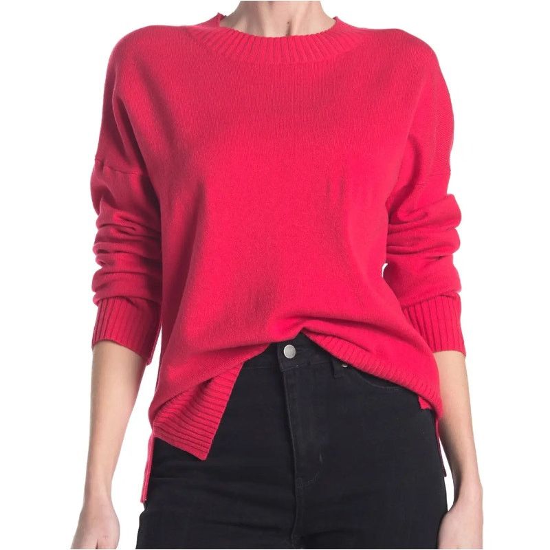 French Connection French Connection Miri Crew Neck Sweater in Barberry, Size S Size S / US 4 / IT 40 - 1 Thumbnail