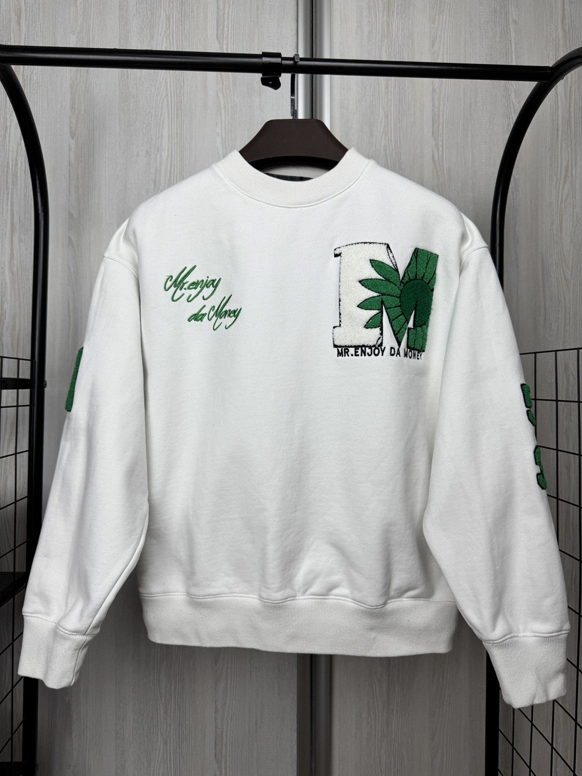 MR.ENJOY DA MONEY M.E.D.M 53 White sweatshirt