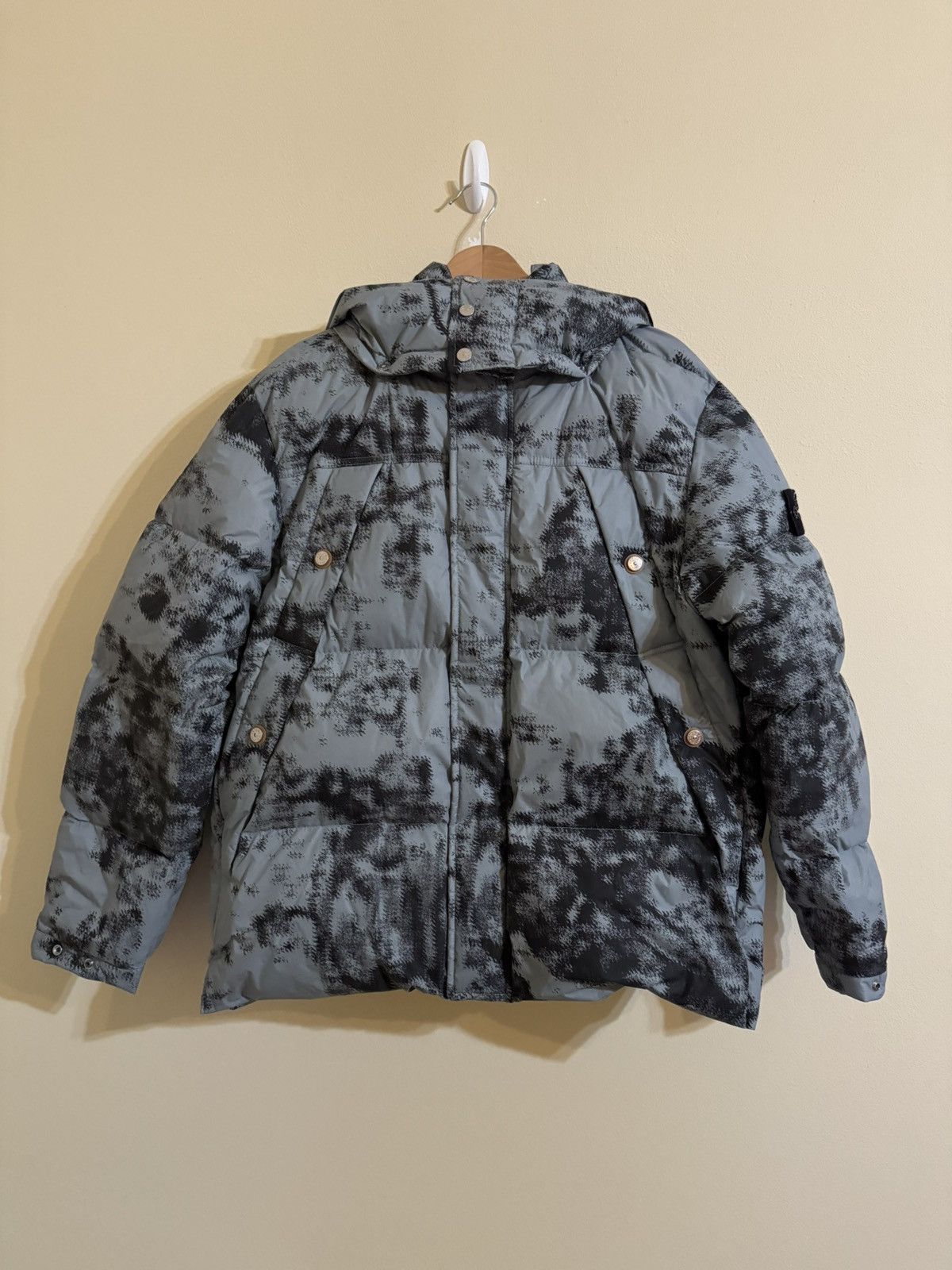 Stone Island Stone Island New Ice Jacket Earth Mapping Camouflage Down XL Size US XL / EU 56 / 4 - 1 Thumbnail
