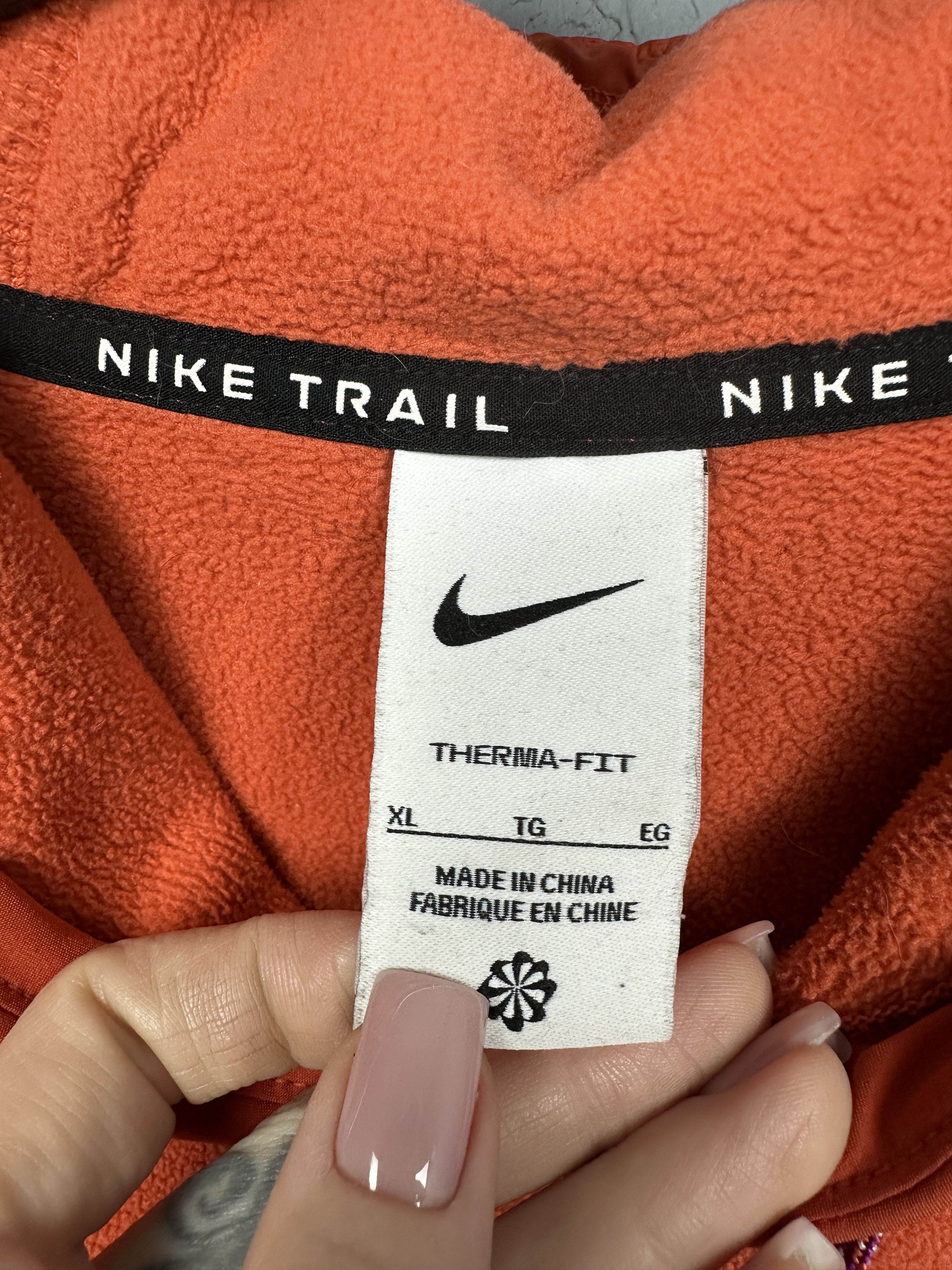 Nike Nike Trail Mens Fleece Hoodie Size US XL / EU 56 / 4 - 4 Thumbnail