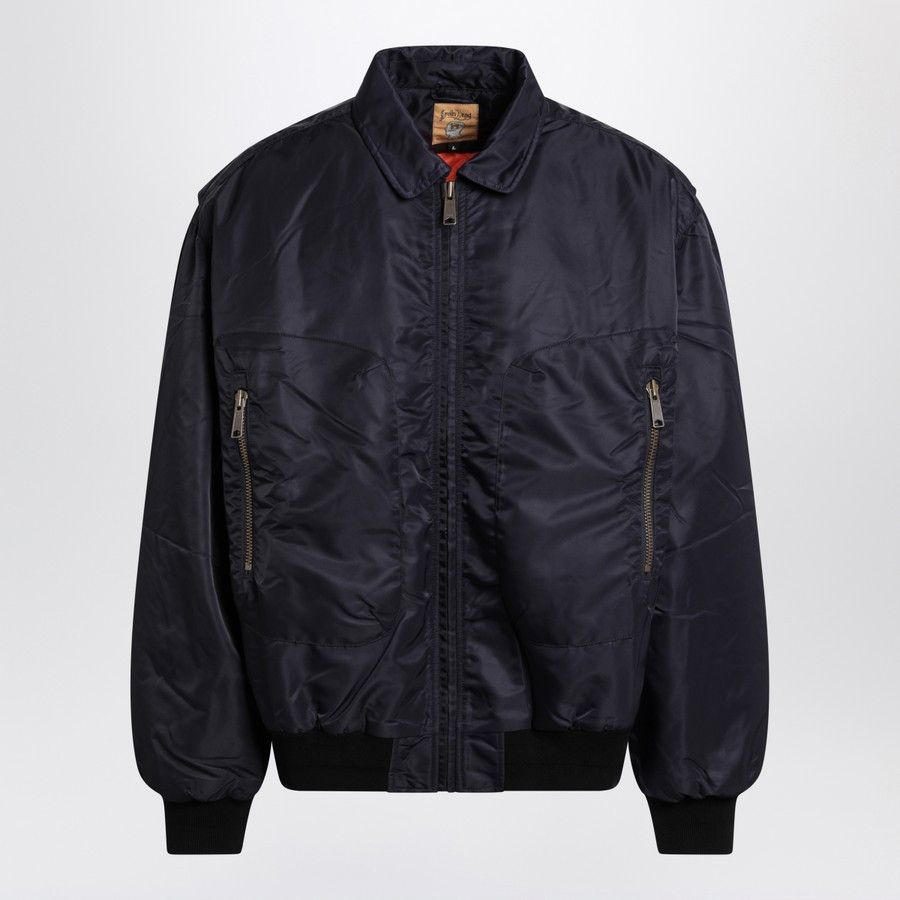 Brain Dead o1d2blof0125 Bomber Jacket in Navy Blue Size US S / EU 44-46 / 1 - 1 Thumbnail