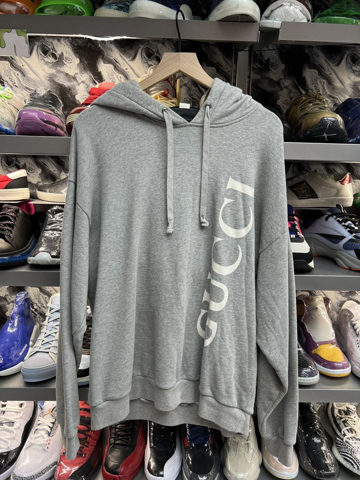 Gucci Gucci Grey Pullover Hoodie Size US XL / EU 56 / 4 - 1 Thumbnail