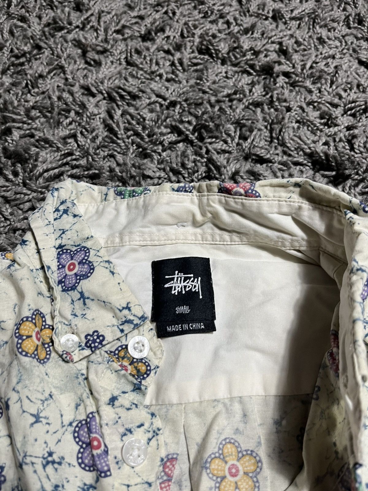 Stussy STUSSY FLORAL Y2K FULL PRINTED TEE Size US S / EU 44-46 / 1 - 3 Thumbnail