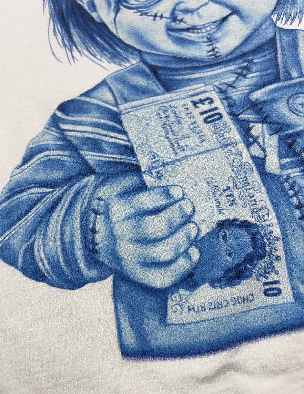 Expert Horror × Vintage Vintage 90s Chucky Horror Movie T-shirt rare movie Size US M / EU 48-50 / 2 - 3 Thumbnail