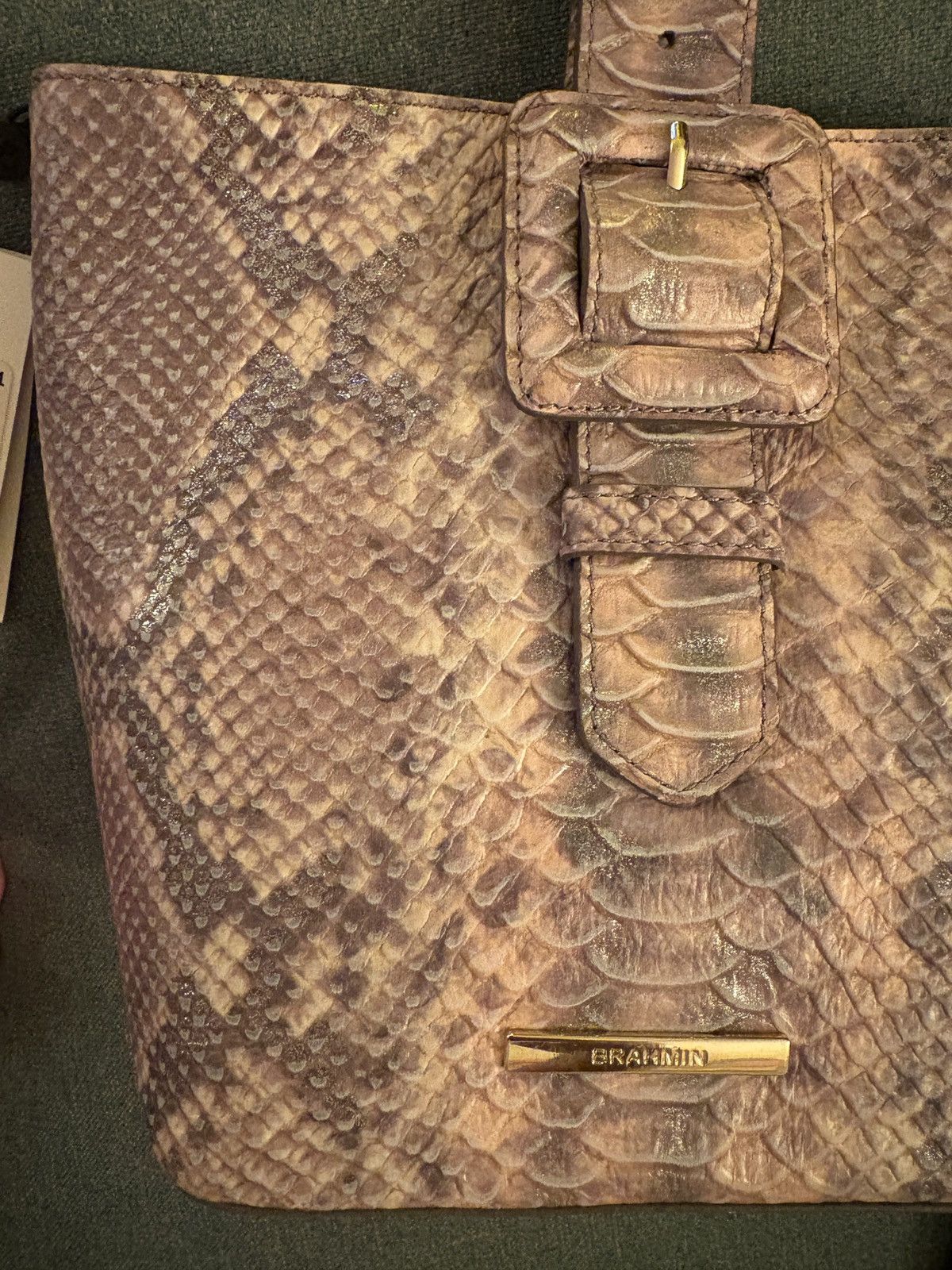 BRAHMIN Brahmin Faith Chiffon Ombre Embossed Leather Purse NWT Size ONE SIZE - 7 Thumbnail