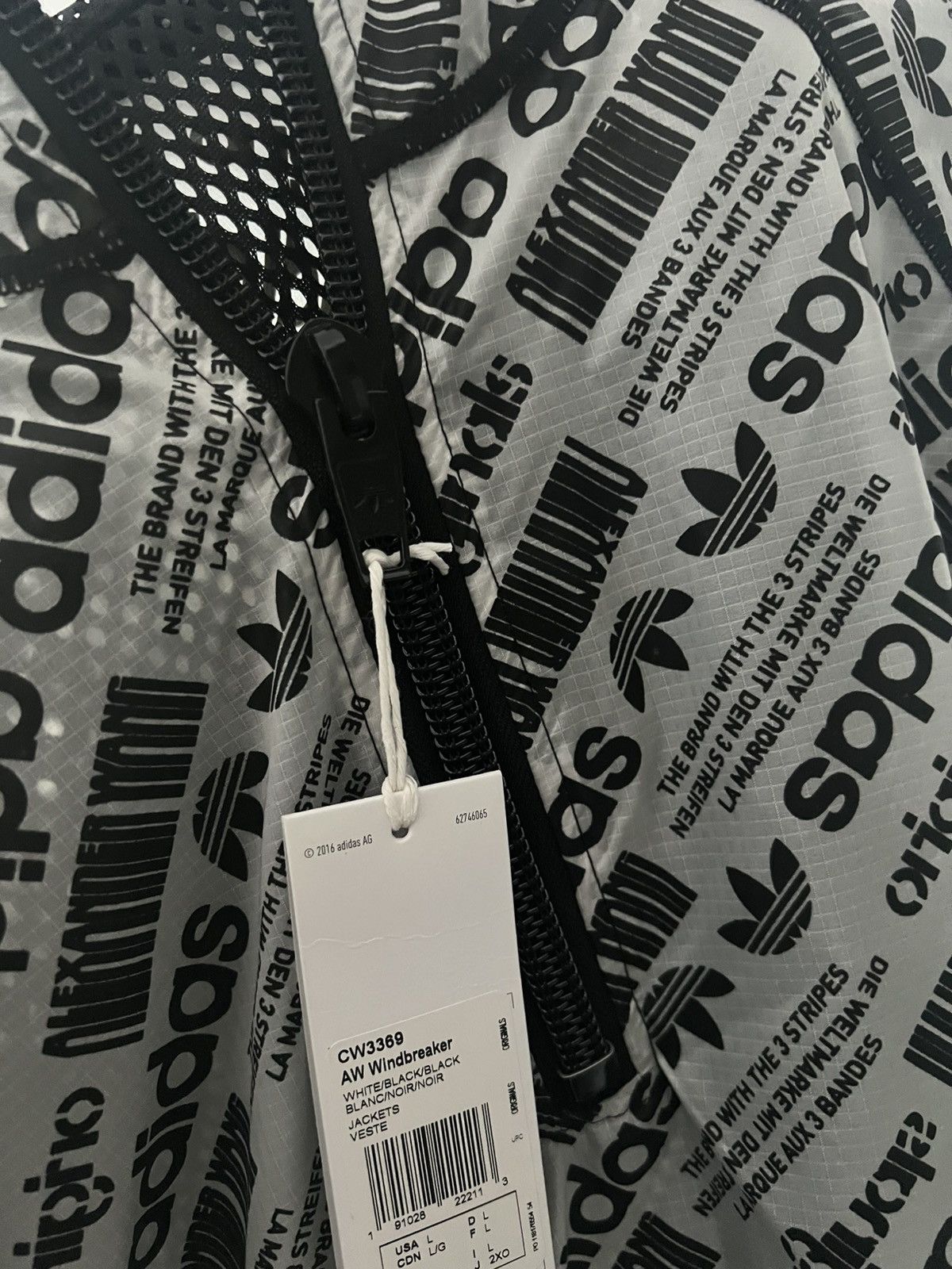 Alexander Wang Alexander wang x adidas windbreaker Size US L / EU 52-54 / 3 - 10 Thumbnail