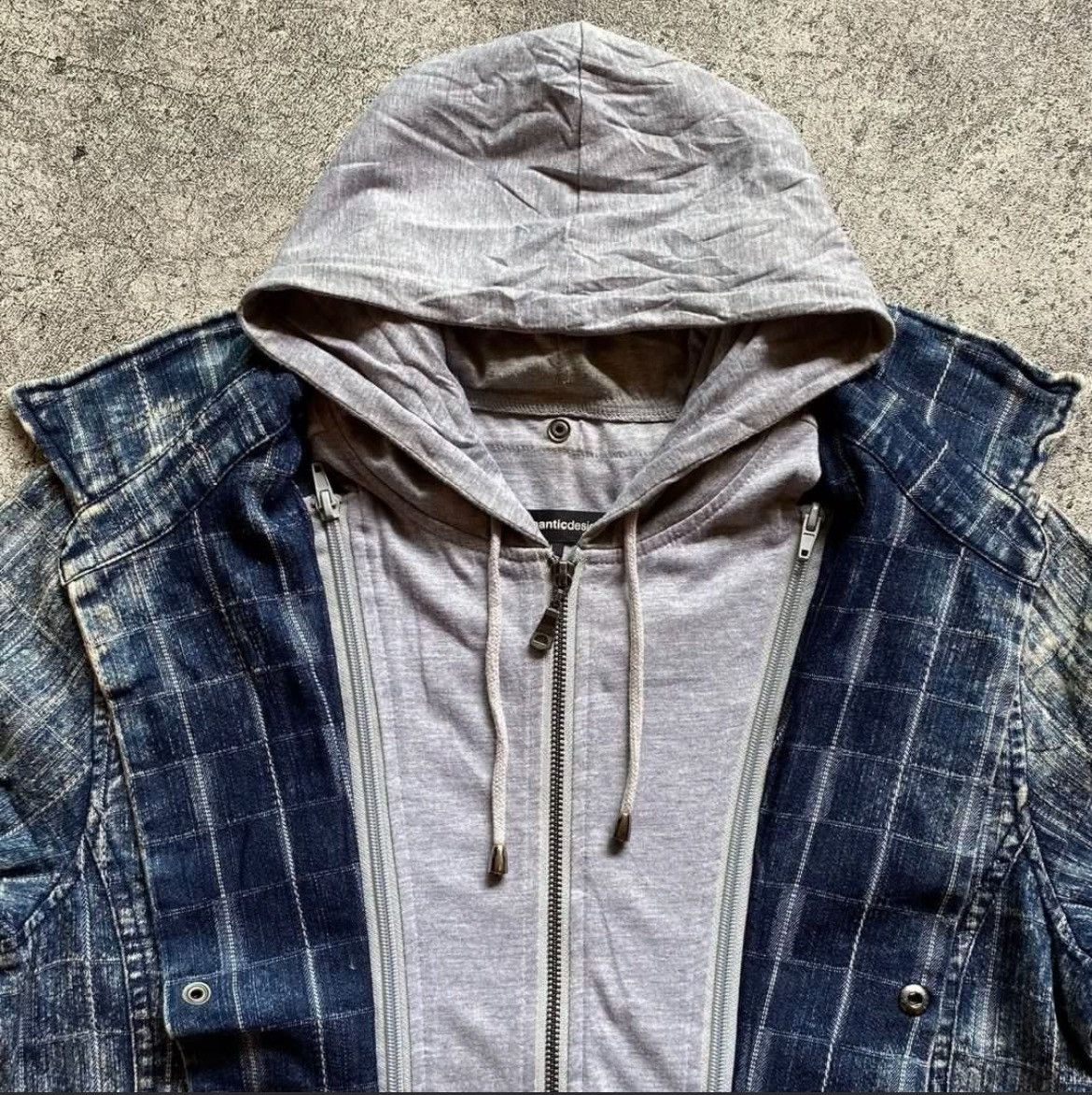 semanticdesign Semanticdesign Layered Denim Hooded Jacket Size US M / EU 48-50 / 2 - 4 Thumbnail