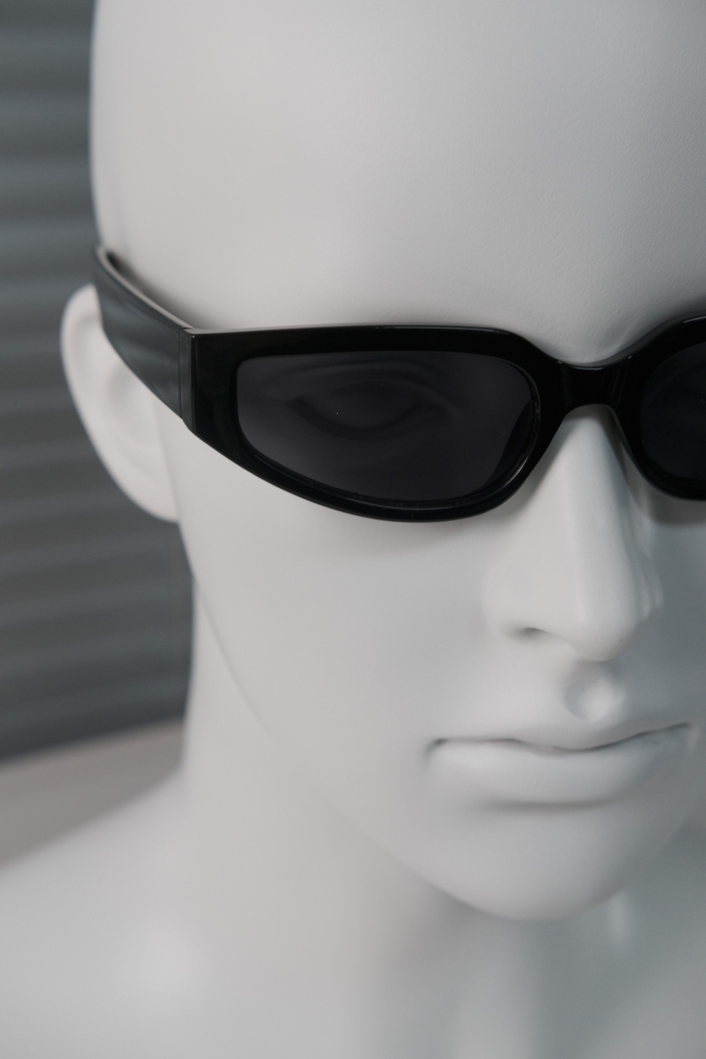 Japanese Brand Vtg Y2k Avant Garde Future Sunglasses Black Unisex One Size Size ONE SIZE - 2 Thumbnail